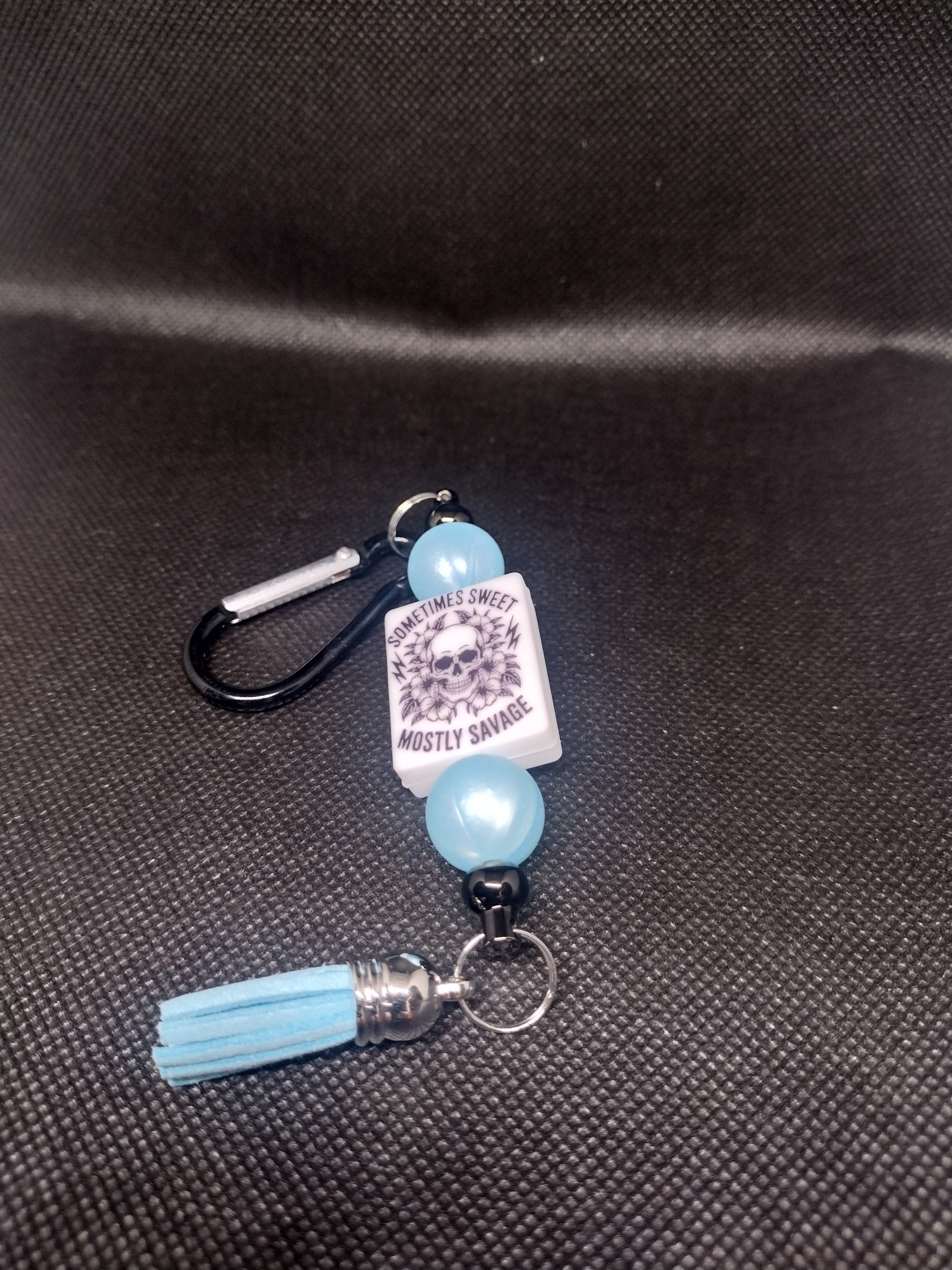 Sweet/Savage Carabiner Keychain