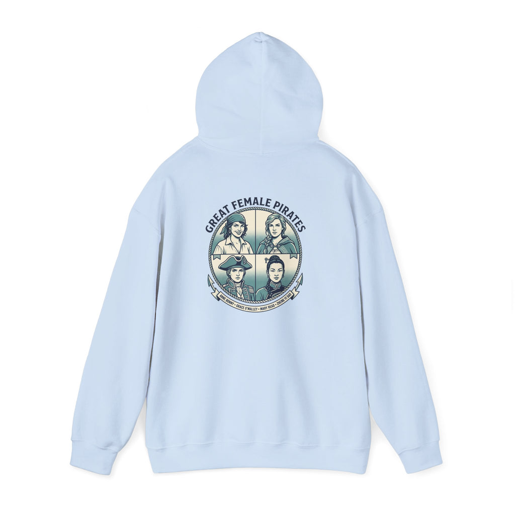 Hoodie — Great Female Pirates Graphic Pullover