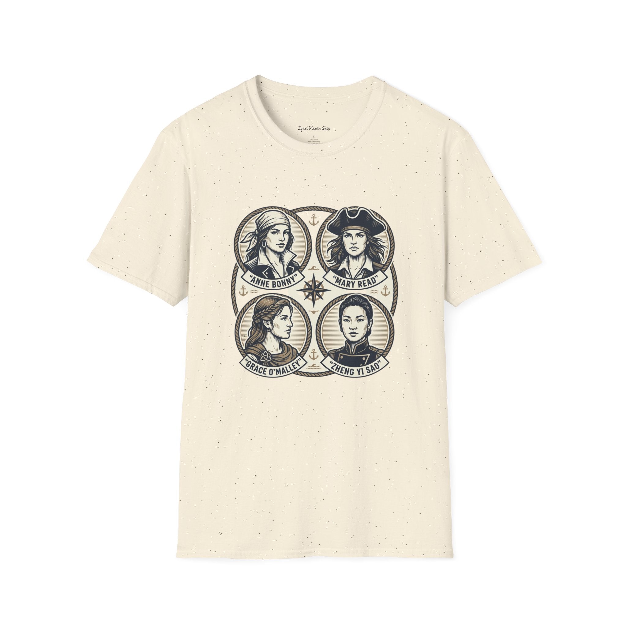 Women's Empowerment Portrait T-Shirt – Inspirational Feminist Icons Design