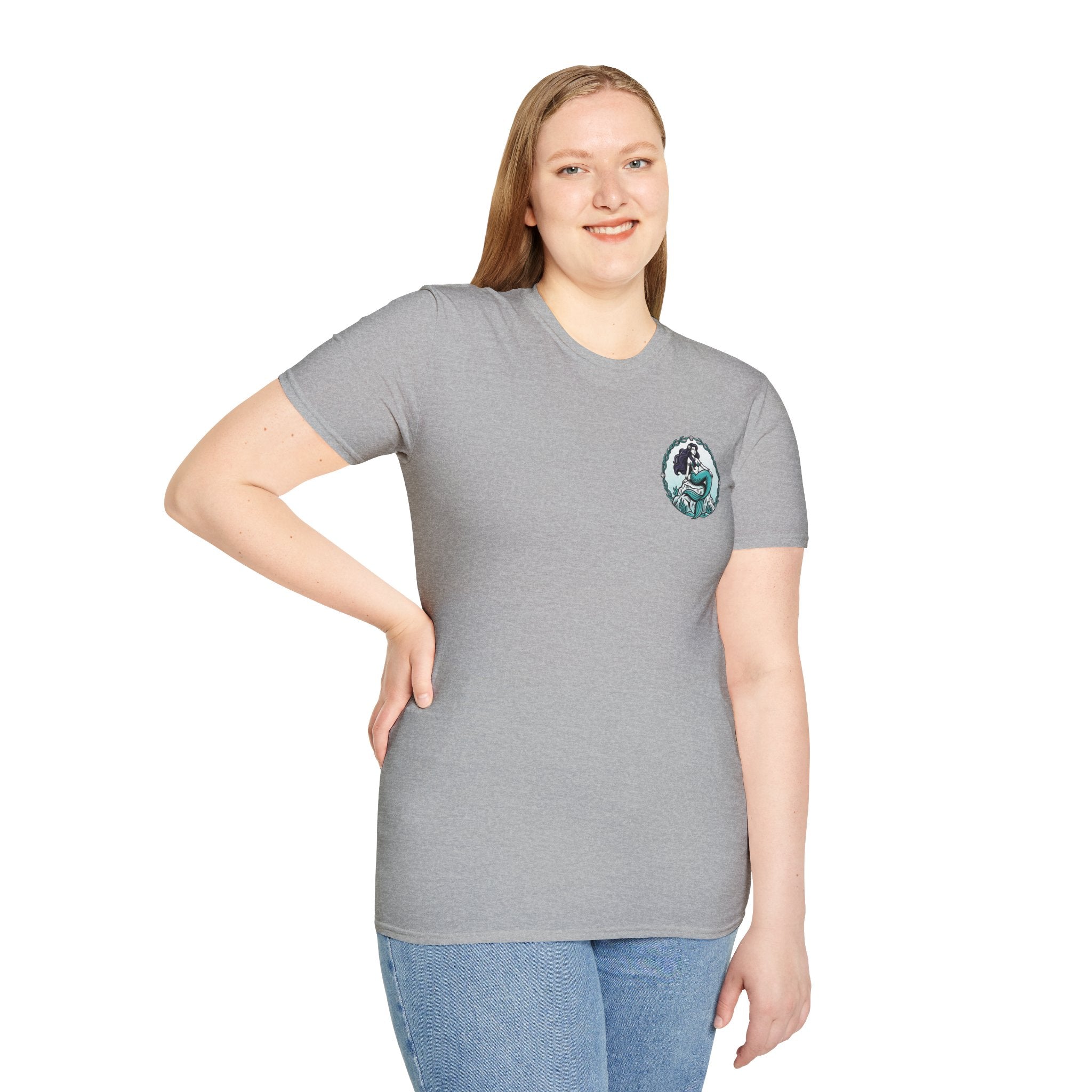 Mermaid Graphic T-Shirt — Vintage Sea Siren Illustration