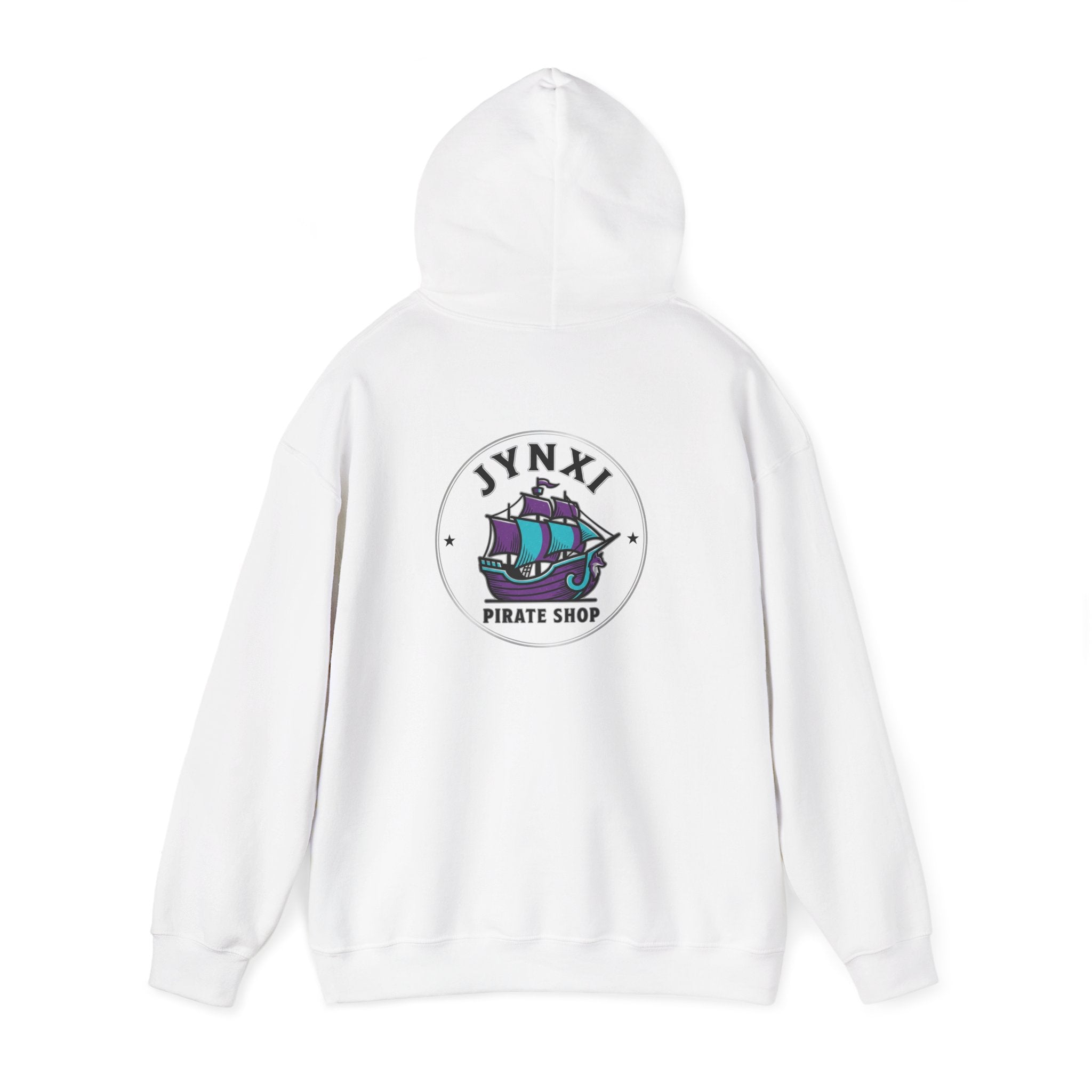 Pirate Ship Hoodie — Jynxi Pirate Shop Logo Pullover