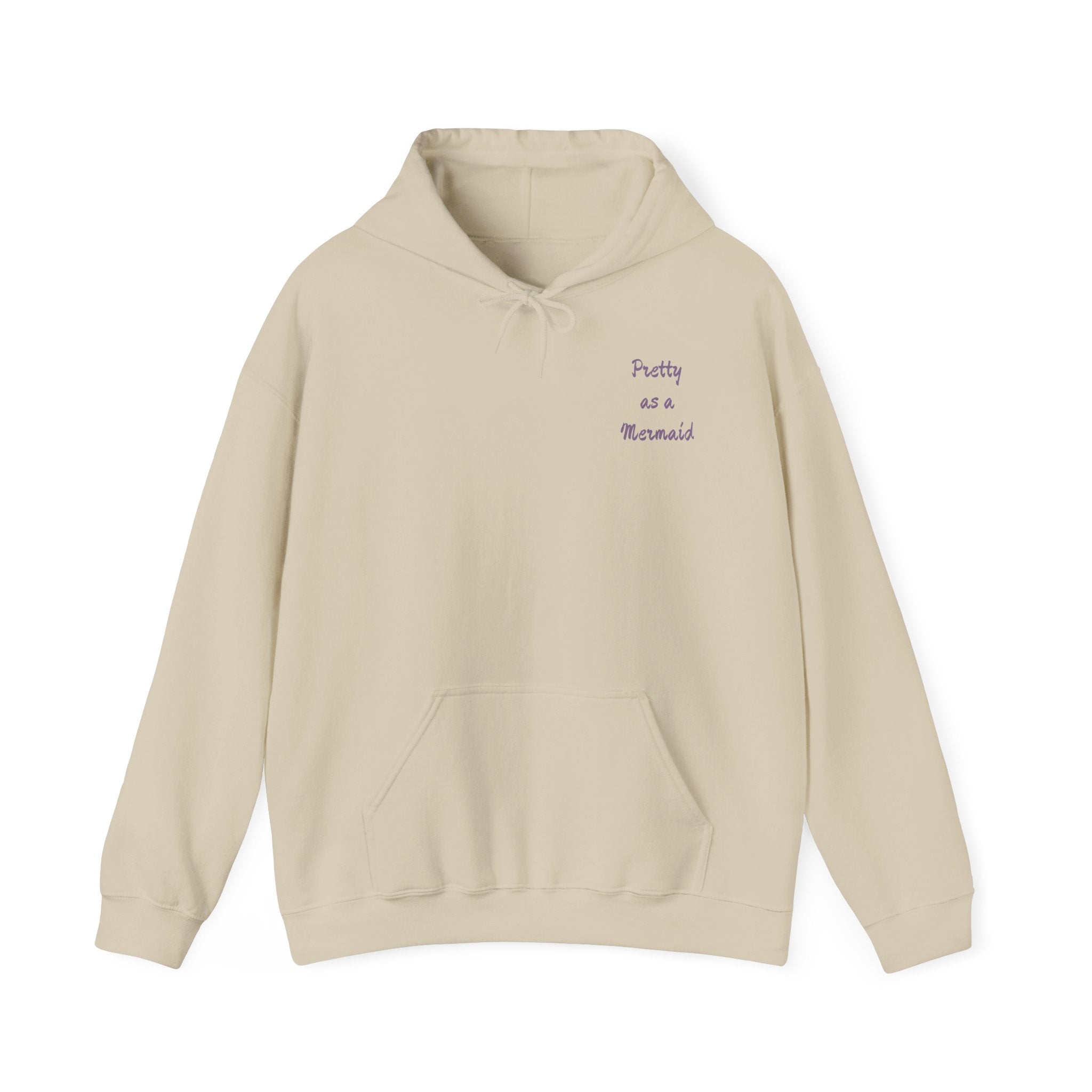 Mermaid Graphic Hoodie — "Pretty as a Mermaid" Cozy Pullover