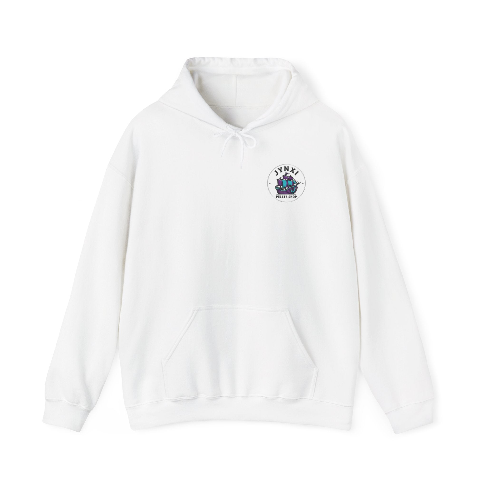 Pirate Ship Hoodie — Jynxi Pirate Shop Logo Pullover