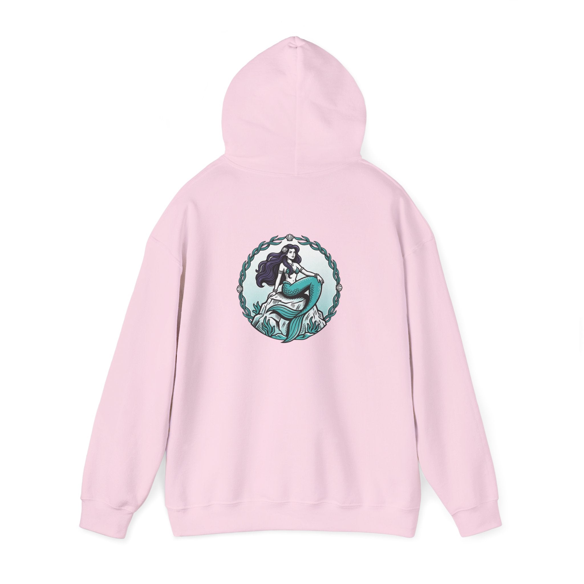 Mermaid Graphic Hoodie — "Pretty as a Mermaid" Cozy Pullover
