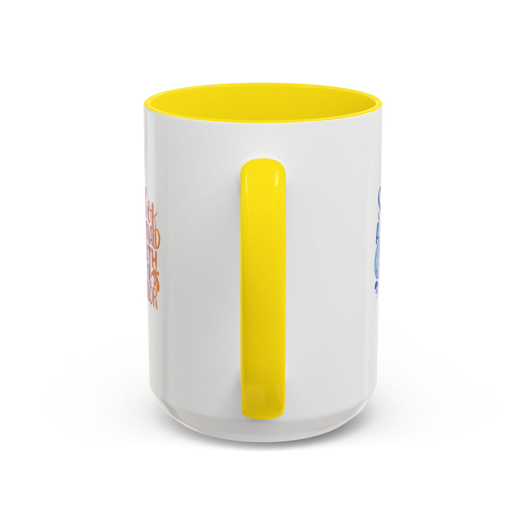 Mermaid Soul Coffee Mug — "Soul of a Mermaid, Mouth of a Sailor" Accent Ceramic Mug