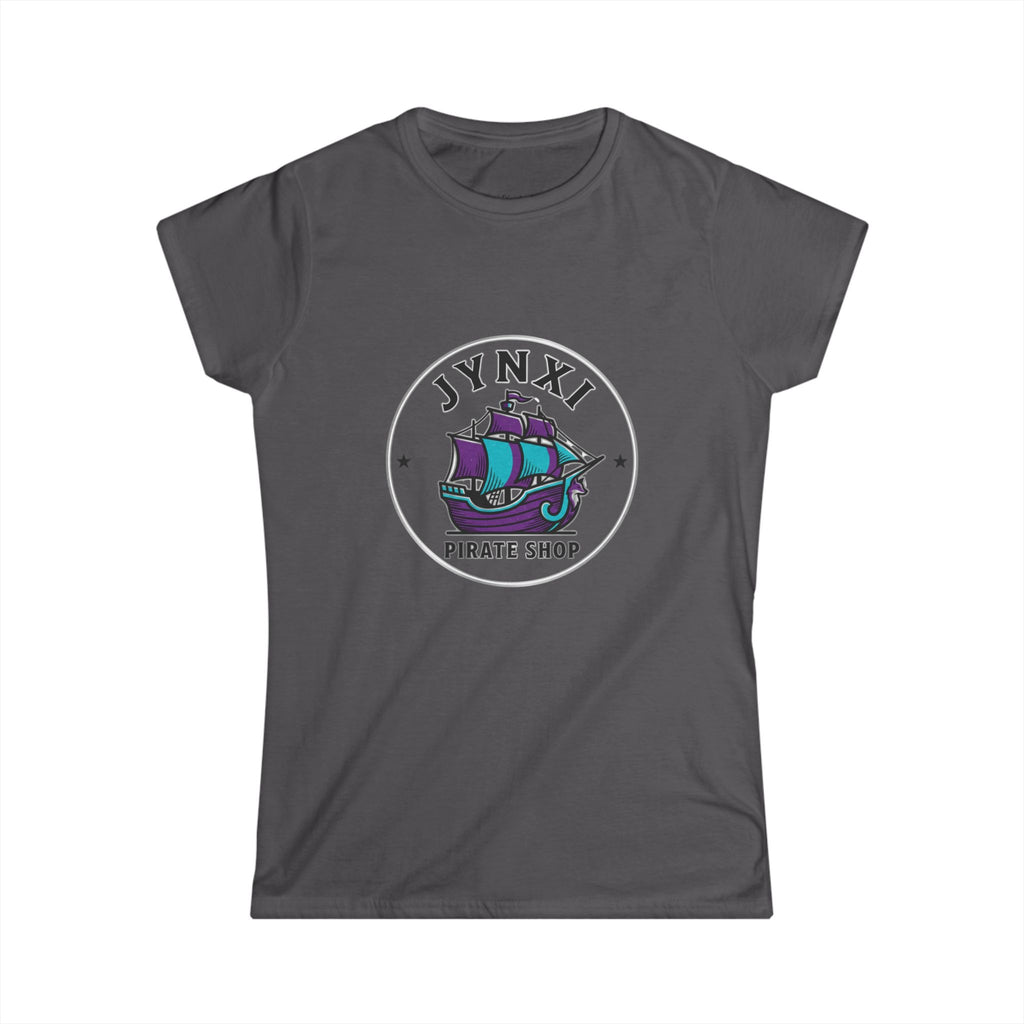 Pirate Ship Logo Women's Tee — “JYNXI Pirate Shop” Graphic T-Shirt
