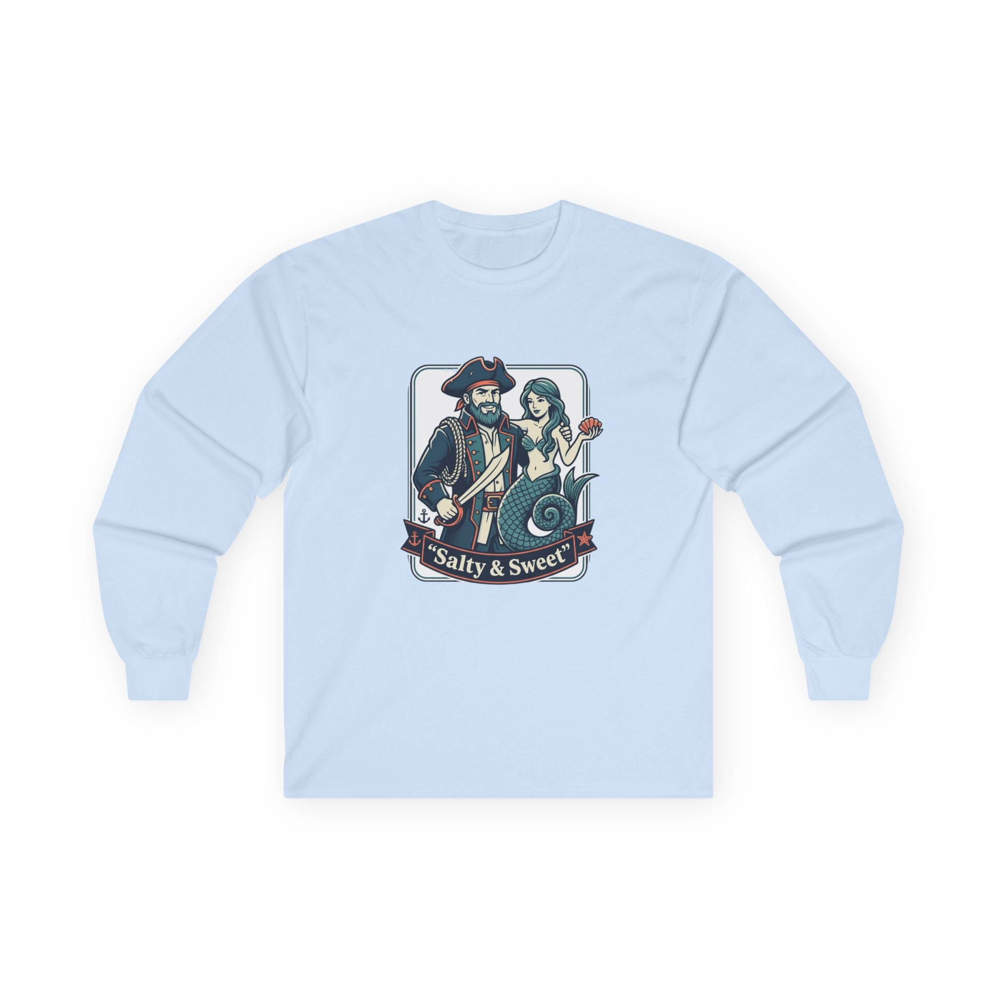 Pirate & Mermaid 'Salty & Sweet' Long Sleeve Tee