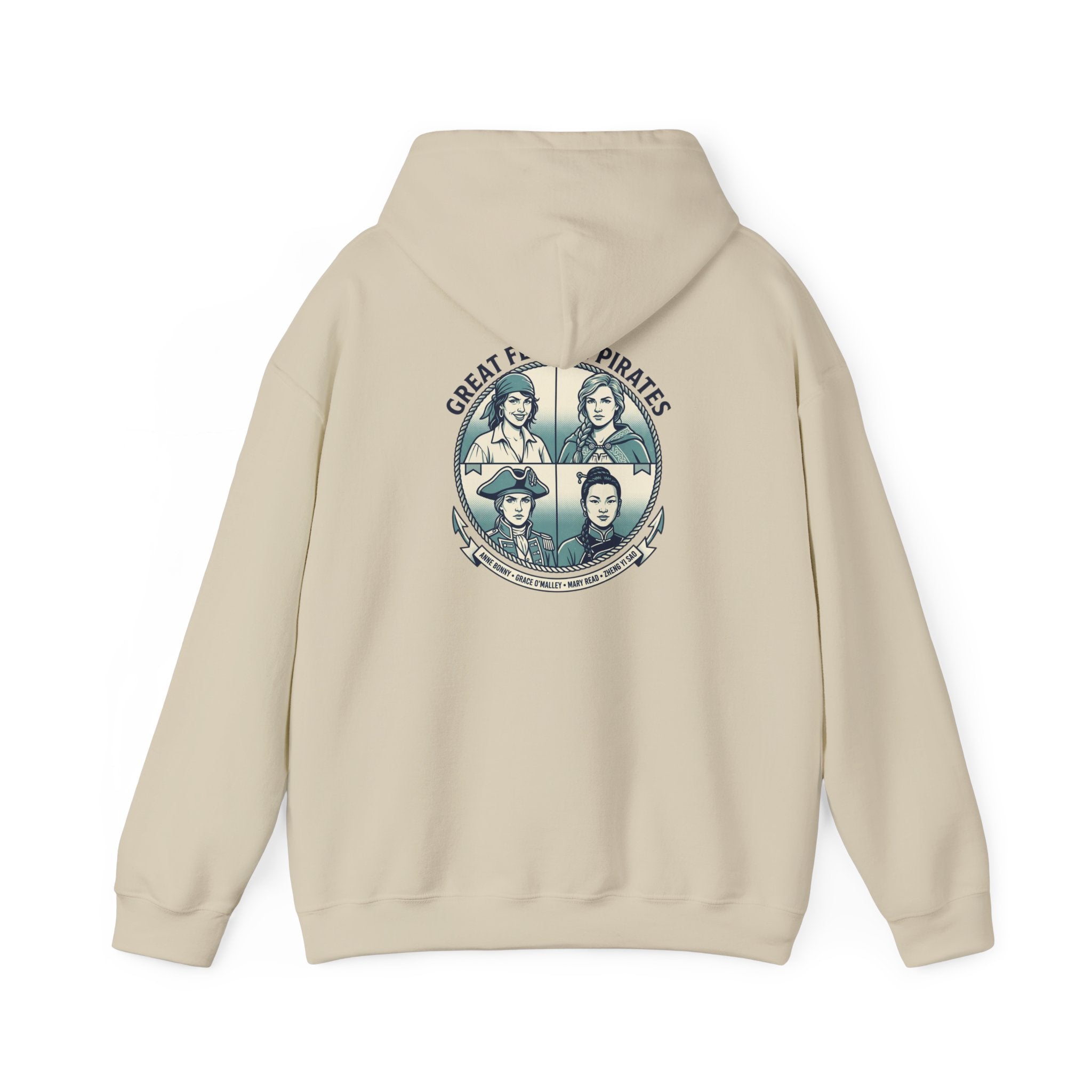 Hoodie — Great Female Pirates Graphic Pullover