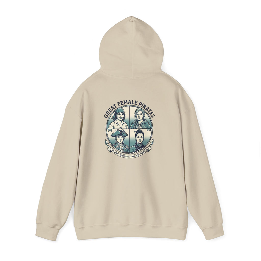 Hoodie — Great Female Pirates Graphic Pullover
