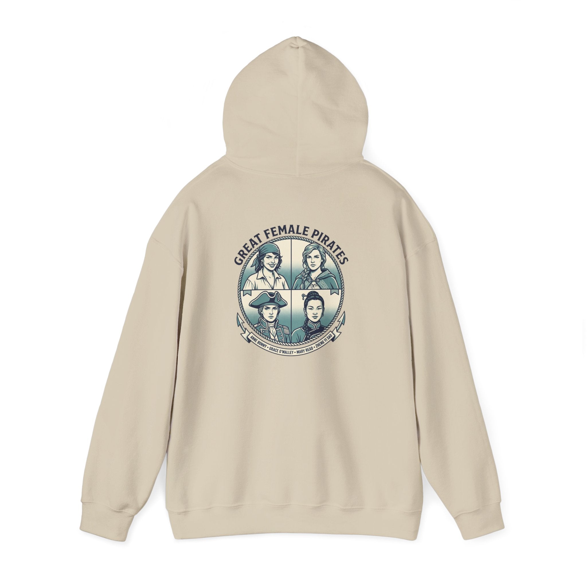 Hoodie — Great Female Pirates Graphic Pullover