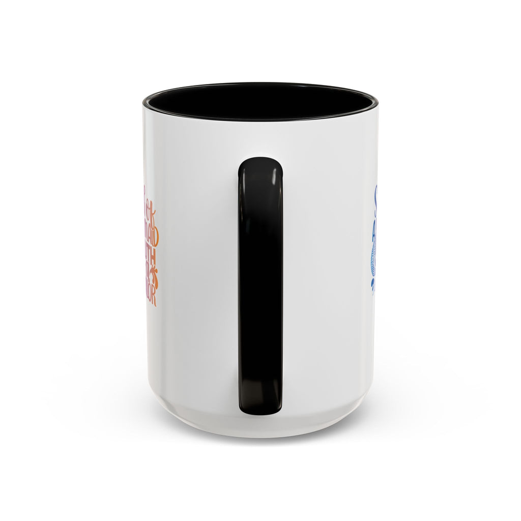 Mermaid Soul Coffee Mug — "Soul of a Mermaid, Mouth of a Sailor" Accent Ceramic Mug
