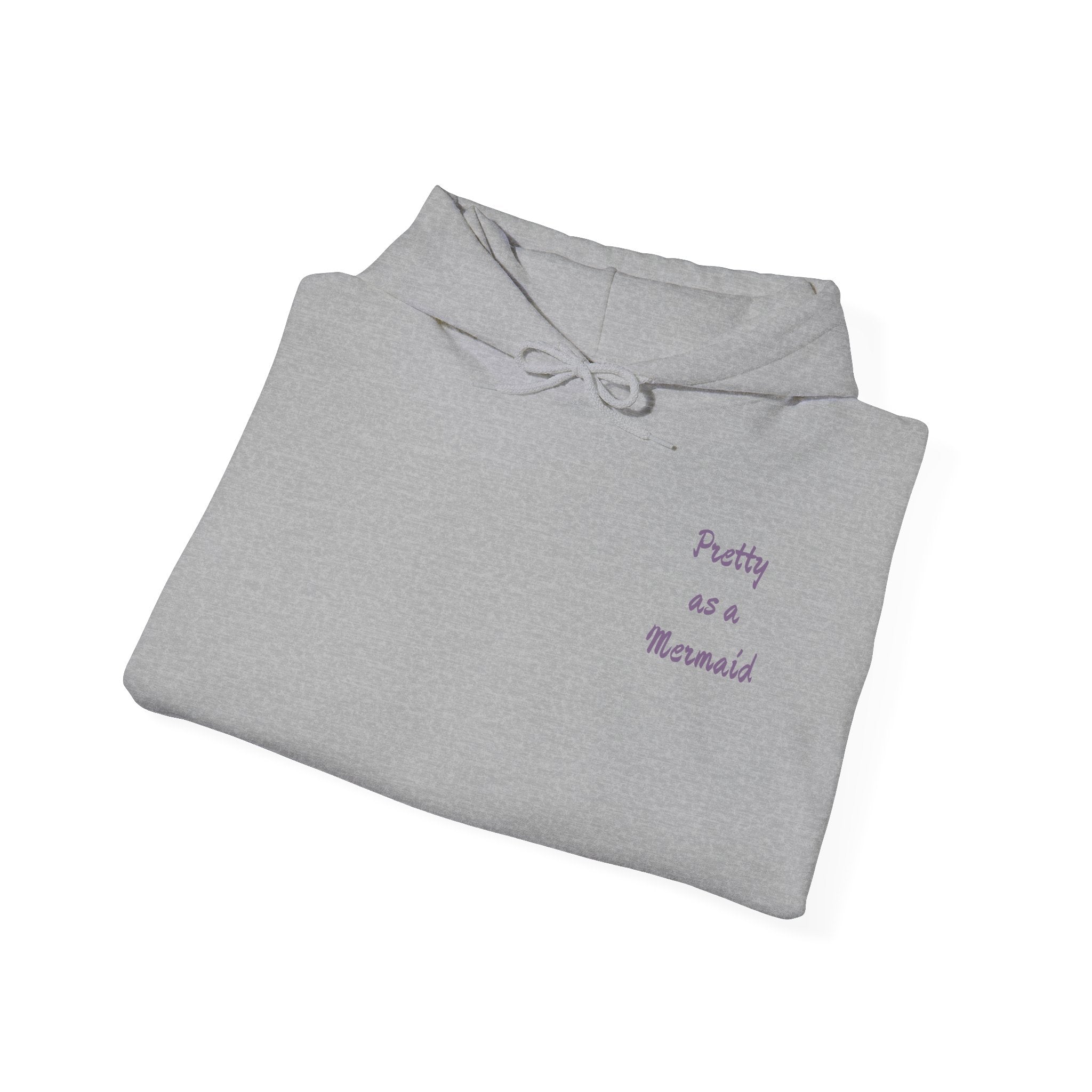 Mermaid Graphic Hoodie — "Pretty as a Mermaid" Cozy Pullover