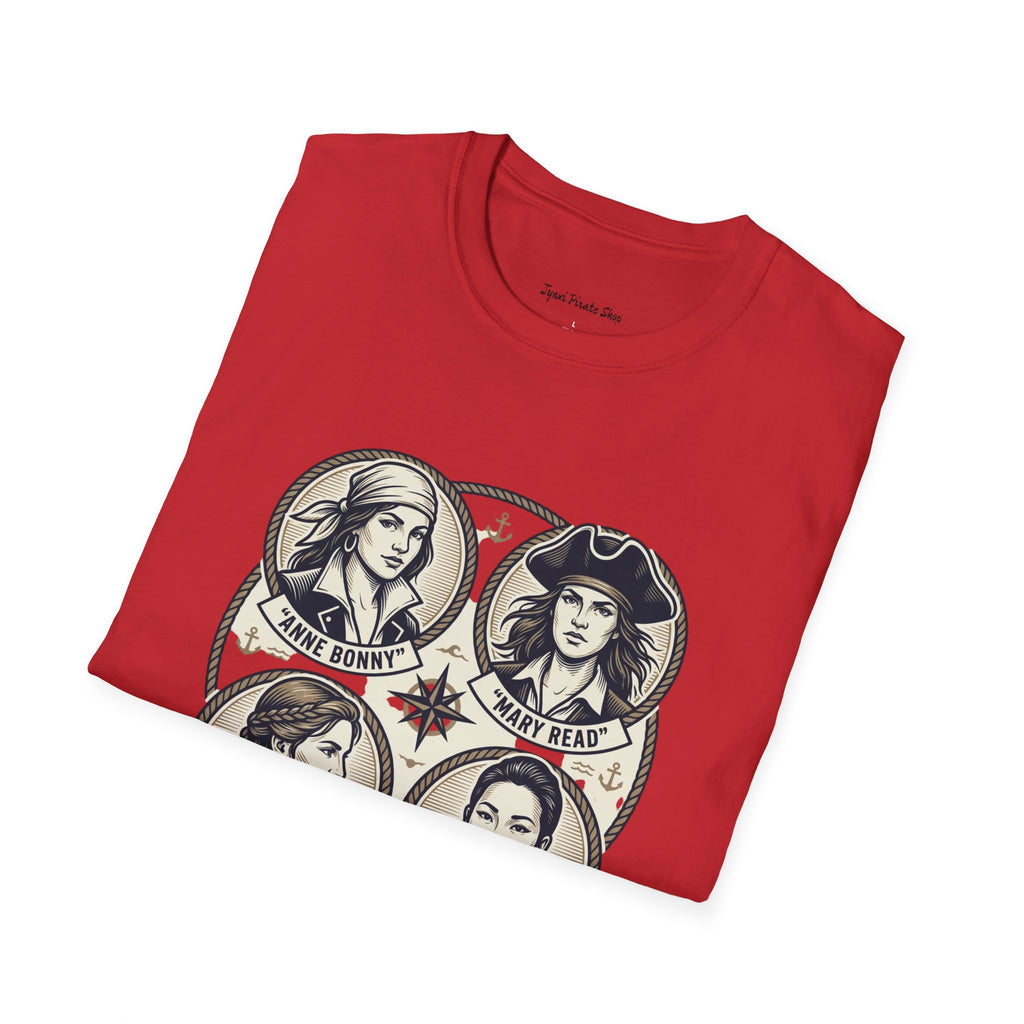 Women's Empowerment Portrait T-Shirt – Inspirational Feminist Icons Design