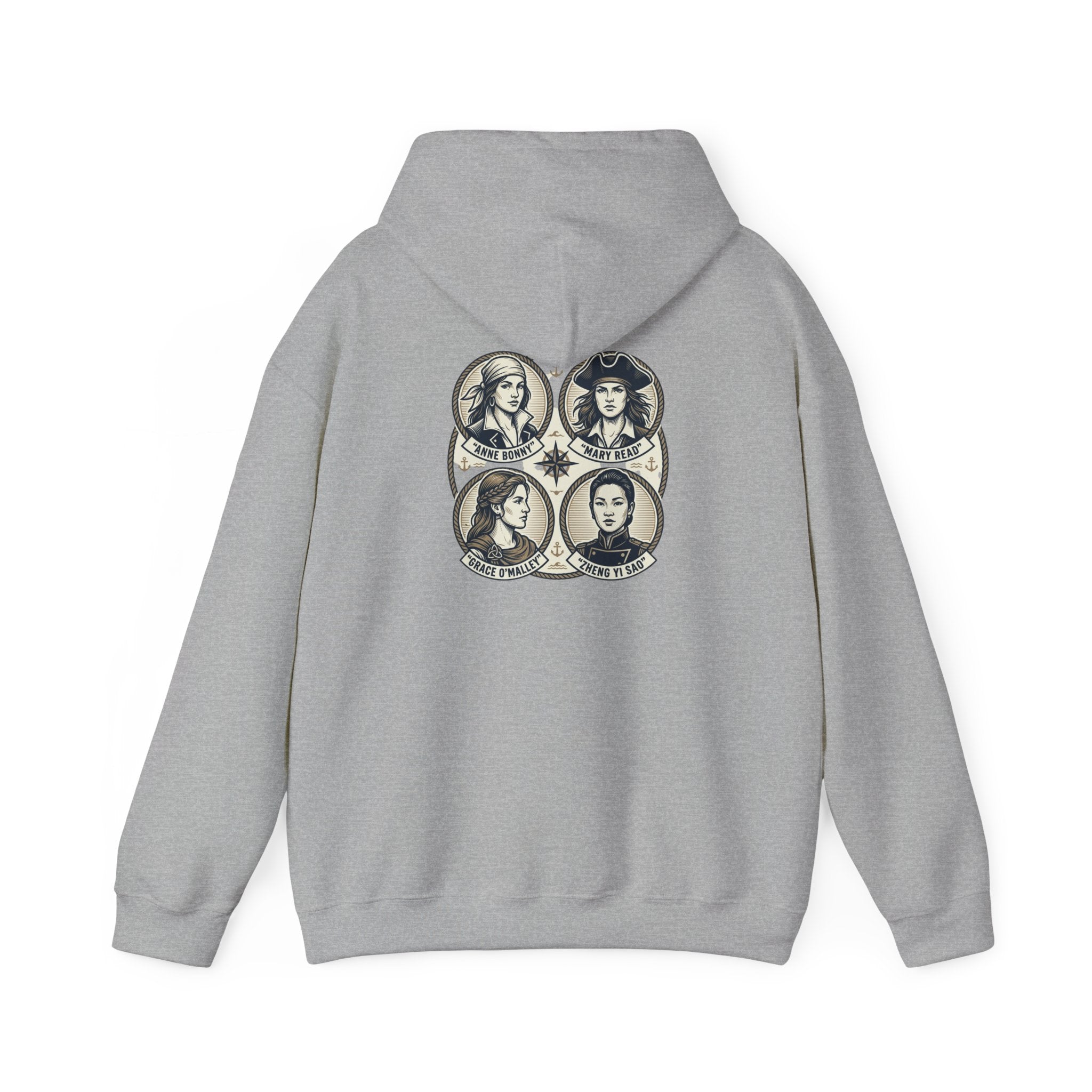 Witch Sisters Portrait Hoodie – Great Female Pirates Crew Pullover