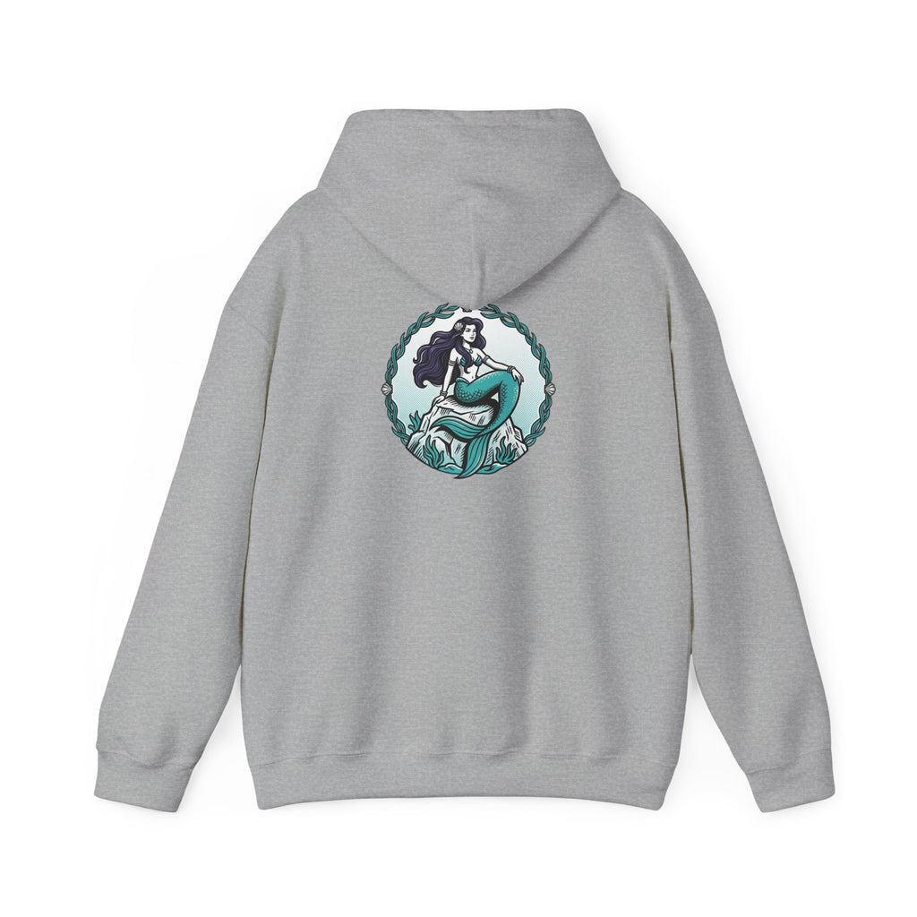 Mermaid Graphic Hoodie — "Pretty as a Mermaid" Cozy Pullover