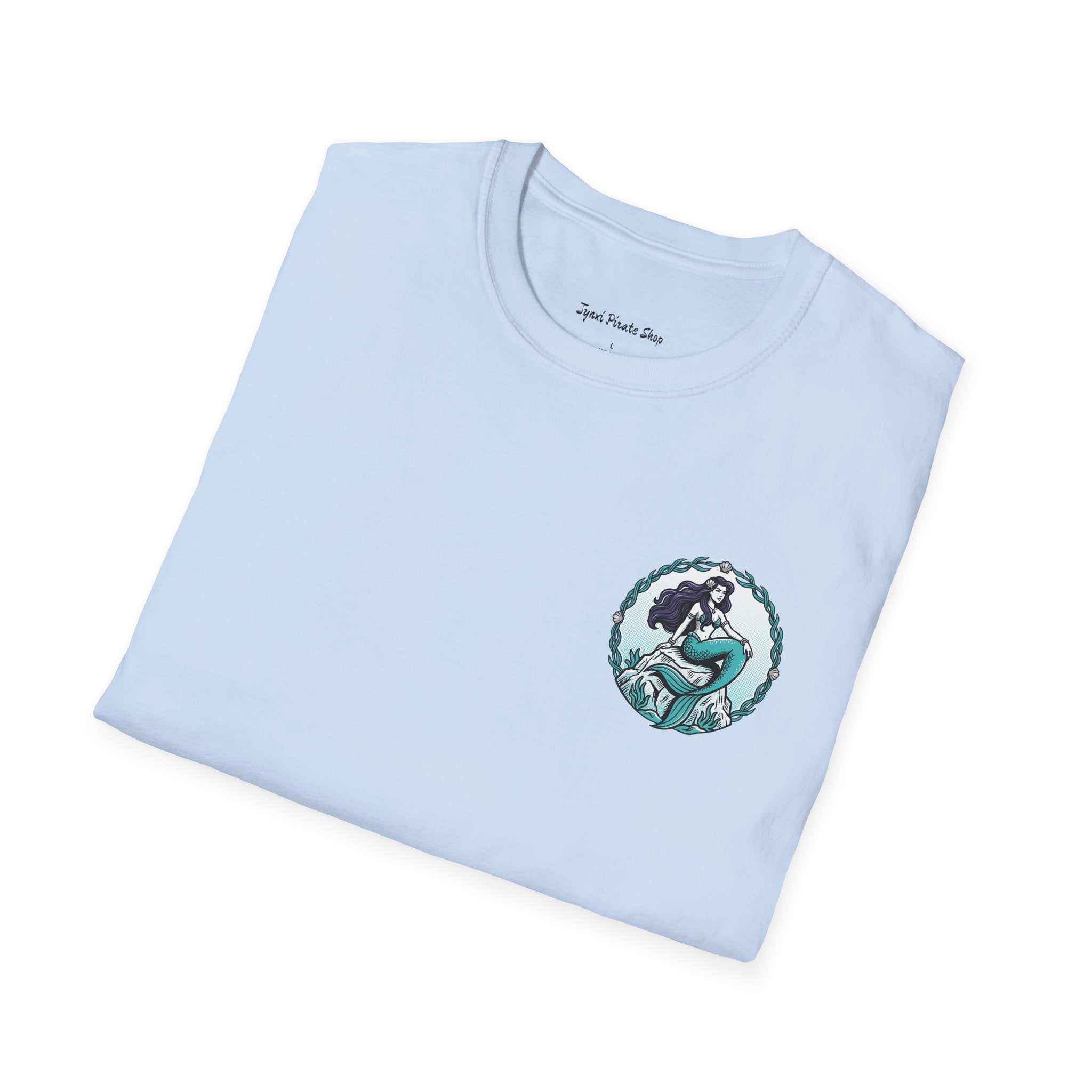 Mermaid Graphic T-Shirt — Vintage Sea Siren Illustration