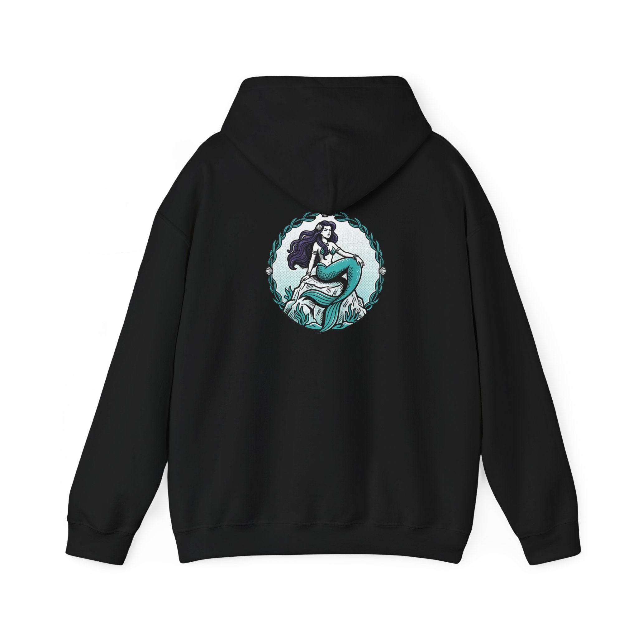 Mermaid Graphic Hoodie — "Pretty as a Mermaid" Cozy Pullover