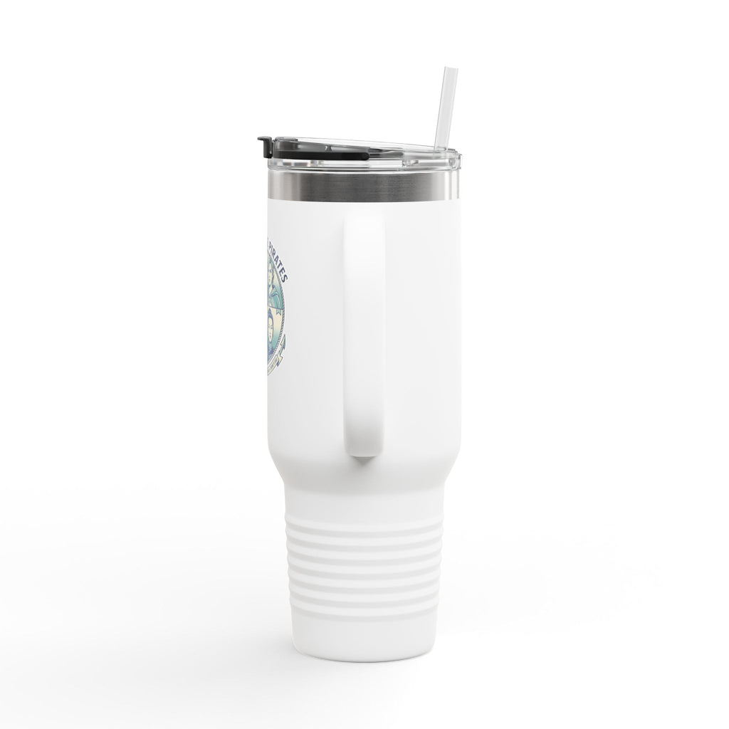 40oz Insulated Travel Mug — “Great Female Pirates” Vintage Portraits Stainless Steel Tumbler