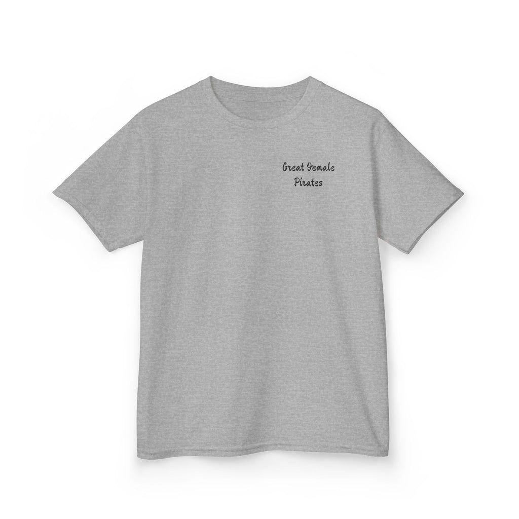 Kids Tee — 'Great Female Pirates' Illustration Back Print