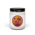Tropical Sunset Soy Candle — 9oz Scented Palm Beach Jar