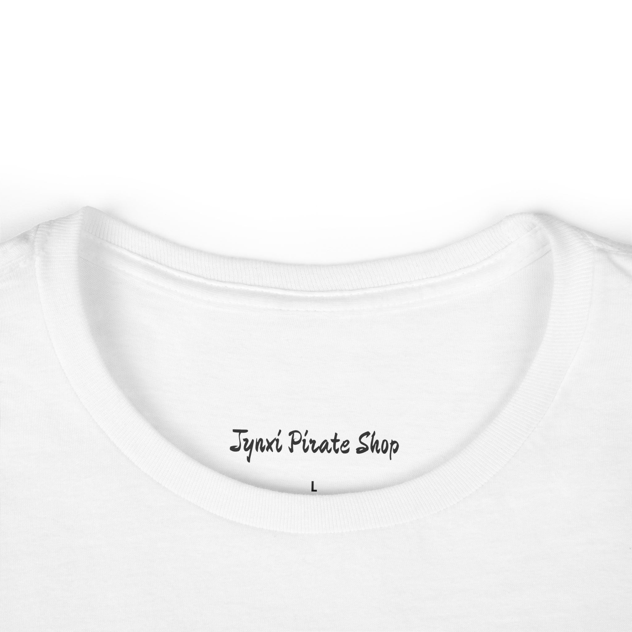 Pirate Ship Logo Women's Tee — “JYNXI Pirate Shop” Graphic T-Shirt