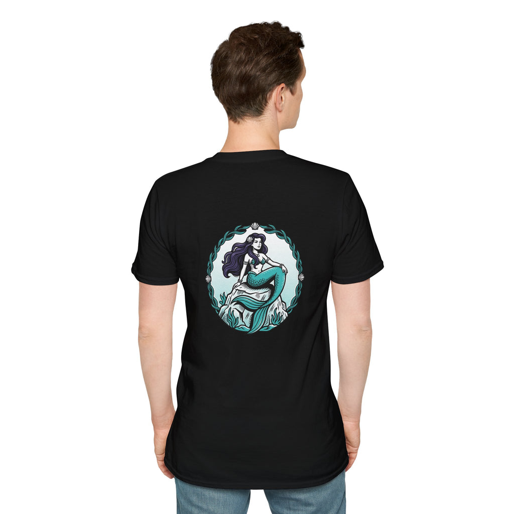 Mermaid Graphic T-Shirt — Vintage Sea Siren Illustration