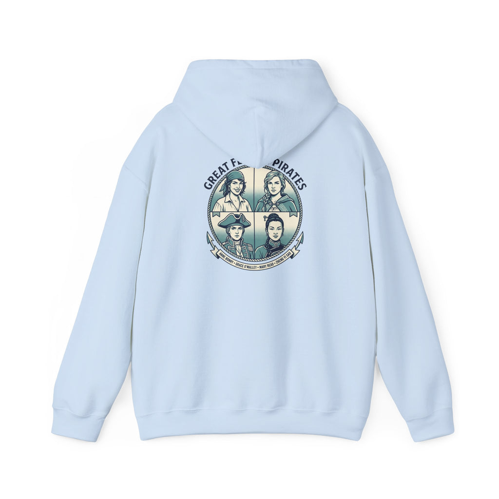 Hoodie — Great Female Pirates Graphic Pullover