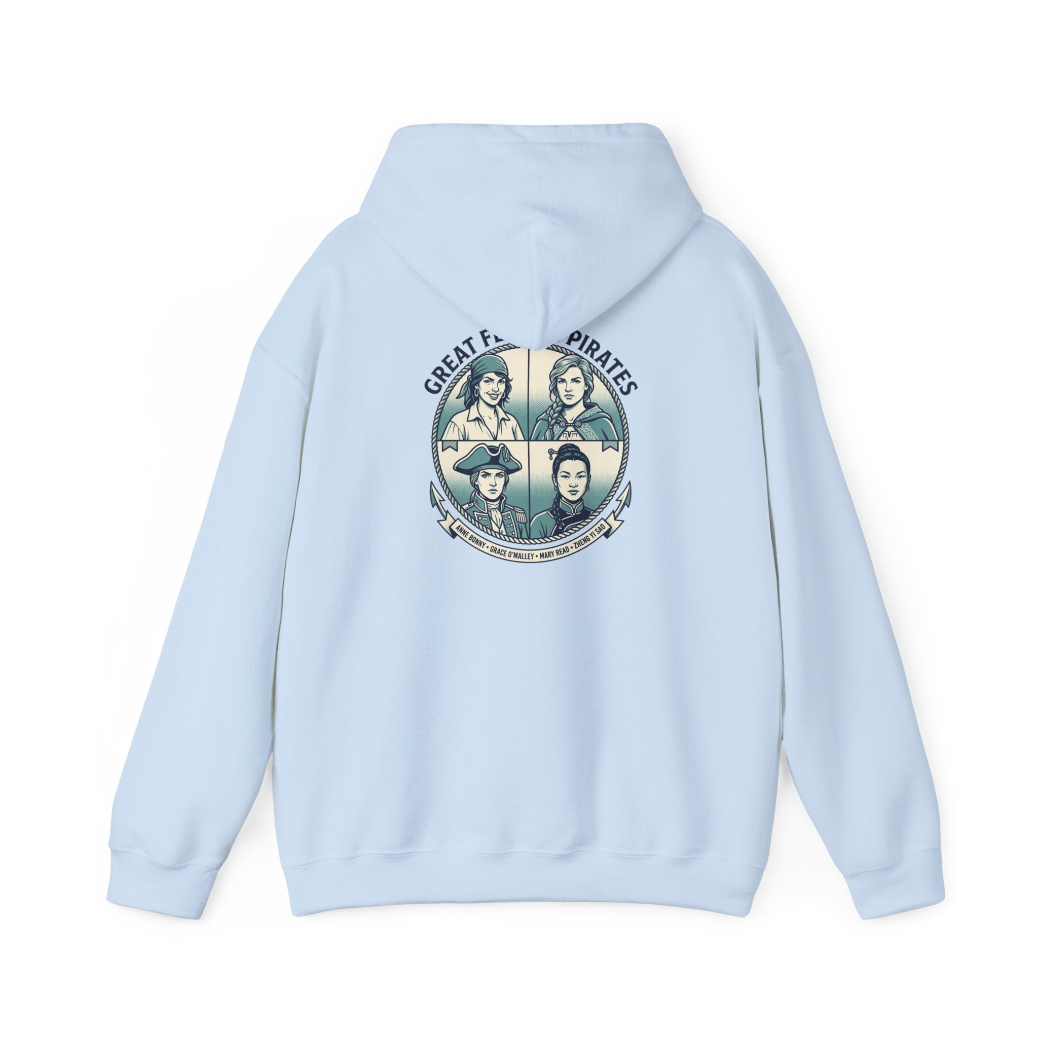Hoodie — Great Female Pirates Graphic Pullover