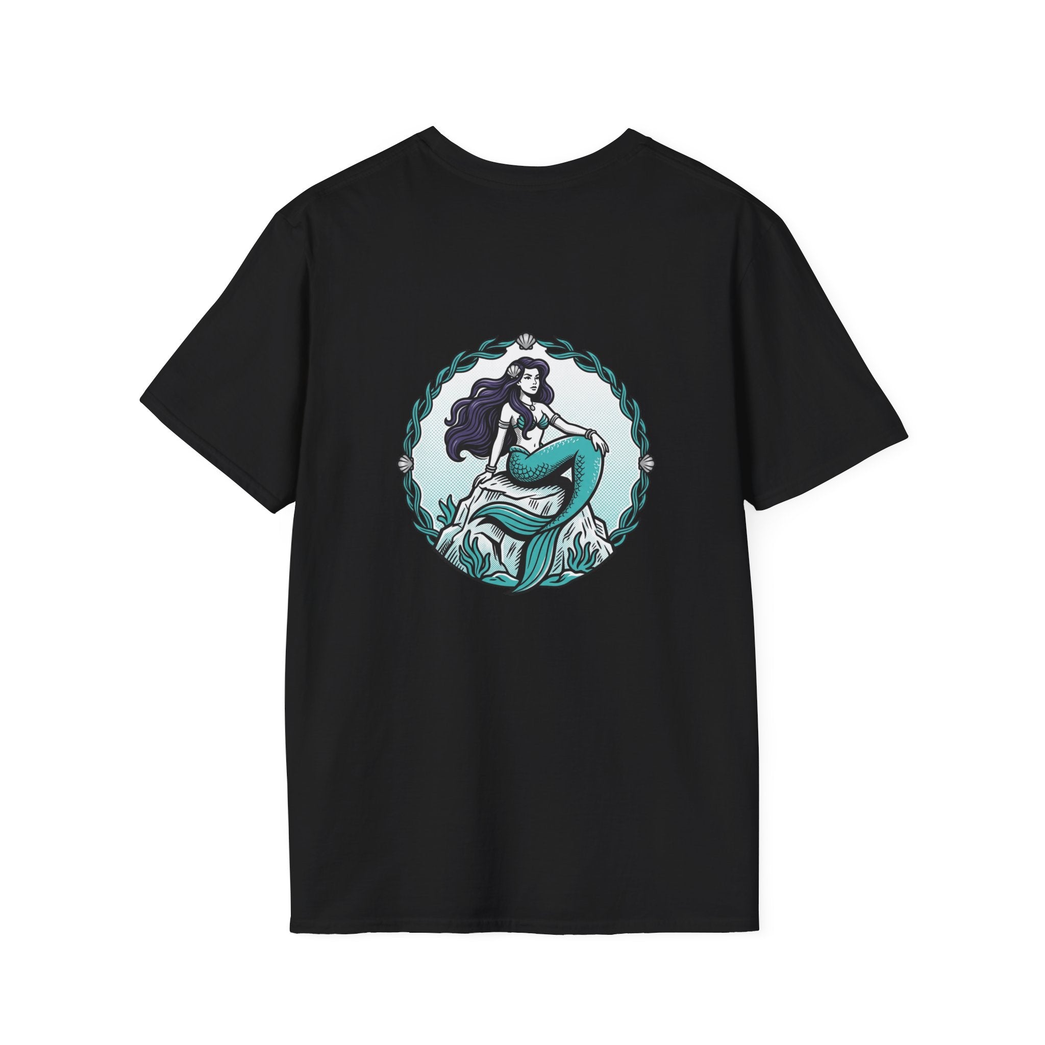 Mermaid Graphic T-Shirt — Vintage Sea Siren Illustration