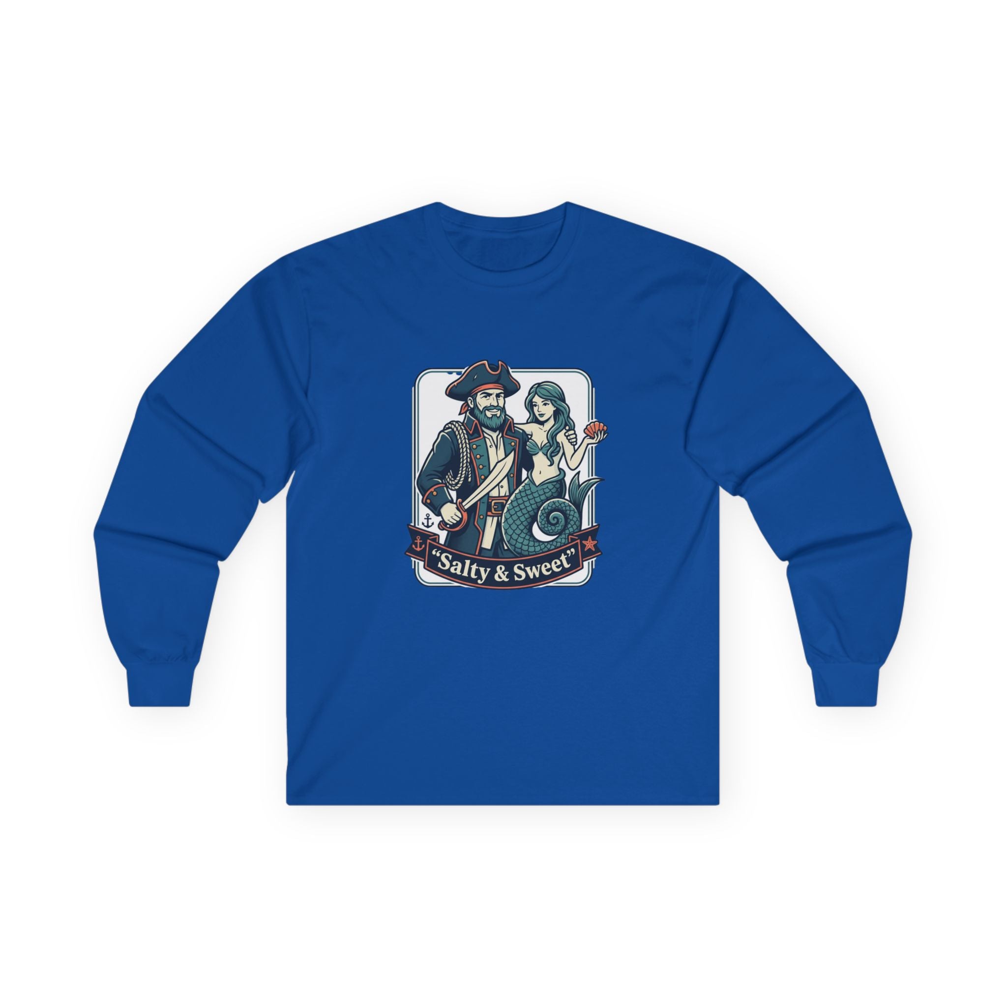Pirate & Mermaid 'Salty & Sweet' Long Sleeve Tee