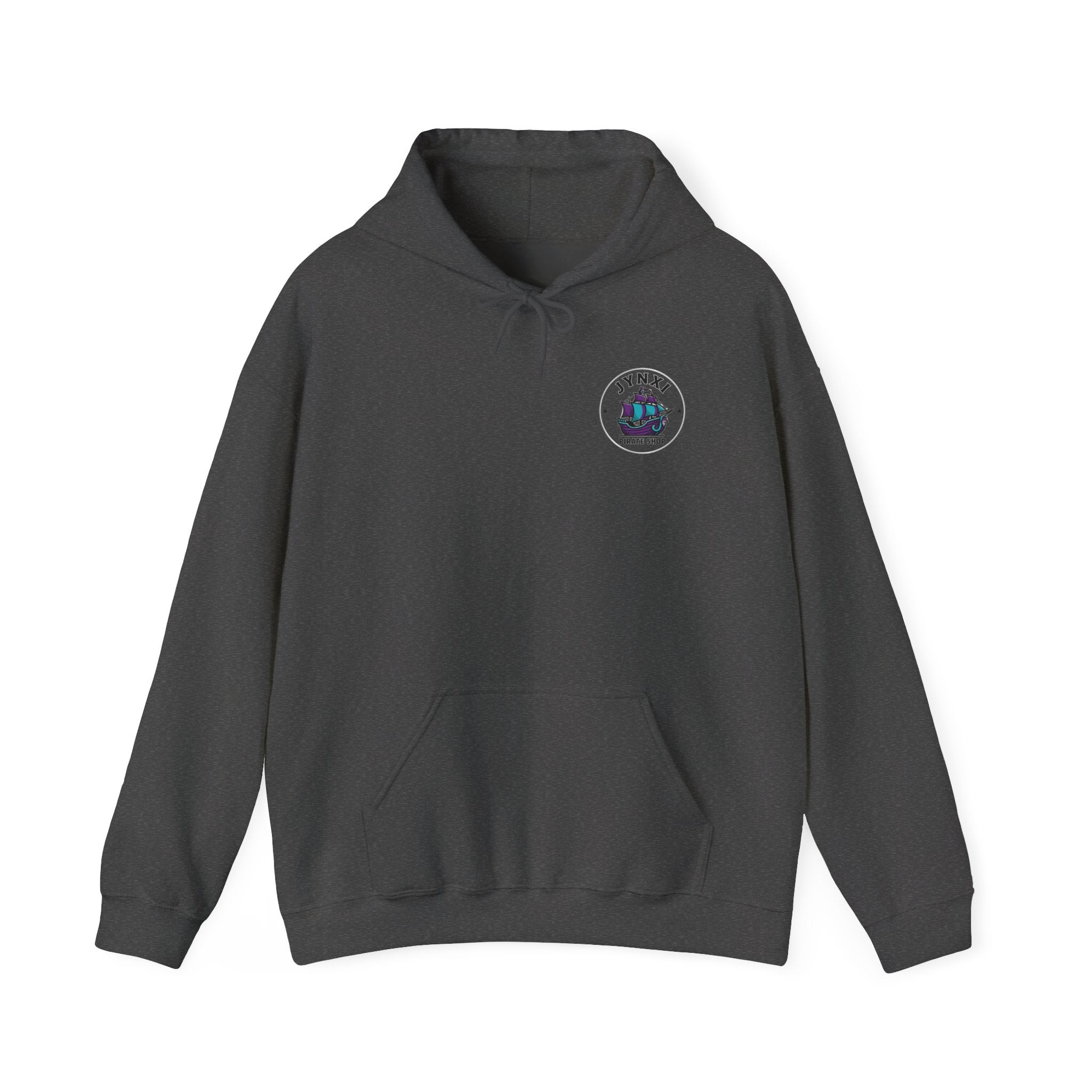 Pirate Ship Hoodie — Jynxi Pirate Shop Logo Pullover