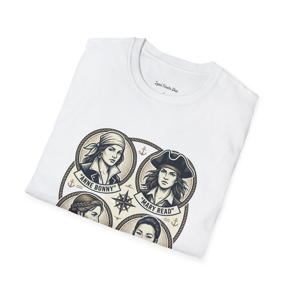 Women's Empowerment Portrait T-Shirt – Inspirational Feminist Icons Design