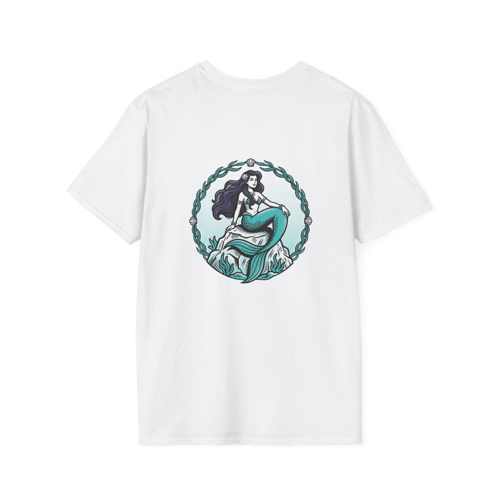 Mermaid Graphic T-Shirt — Vintage Sea Siren Illustration