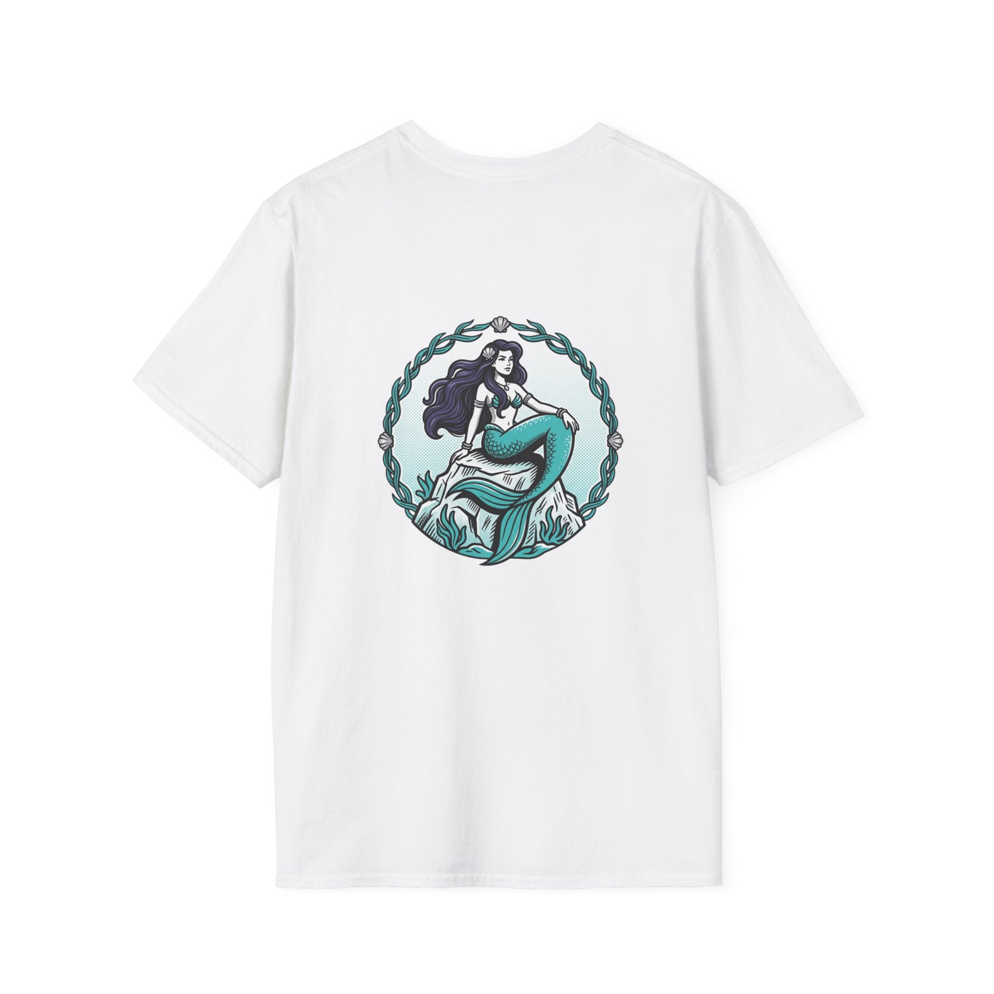 Mermaid Graphic T-Shirt — Vintage Sea Siren Illustration