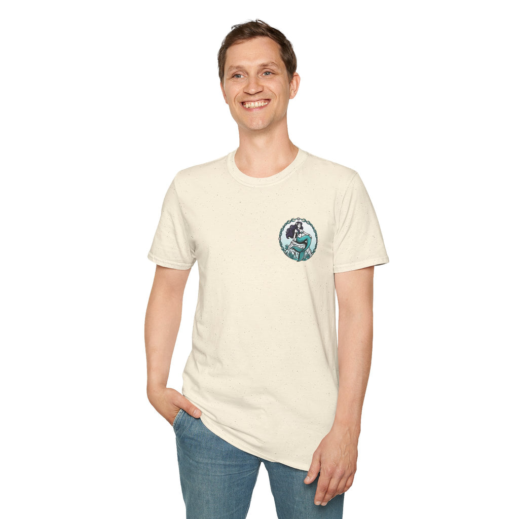 Mermaid Graphic T-Shirt — Vintage Sea Siren Illustration