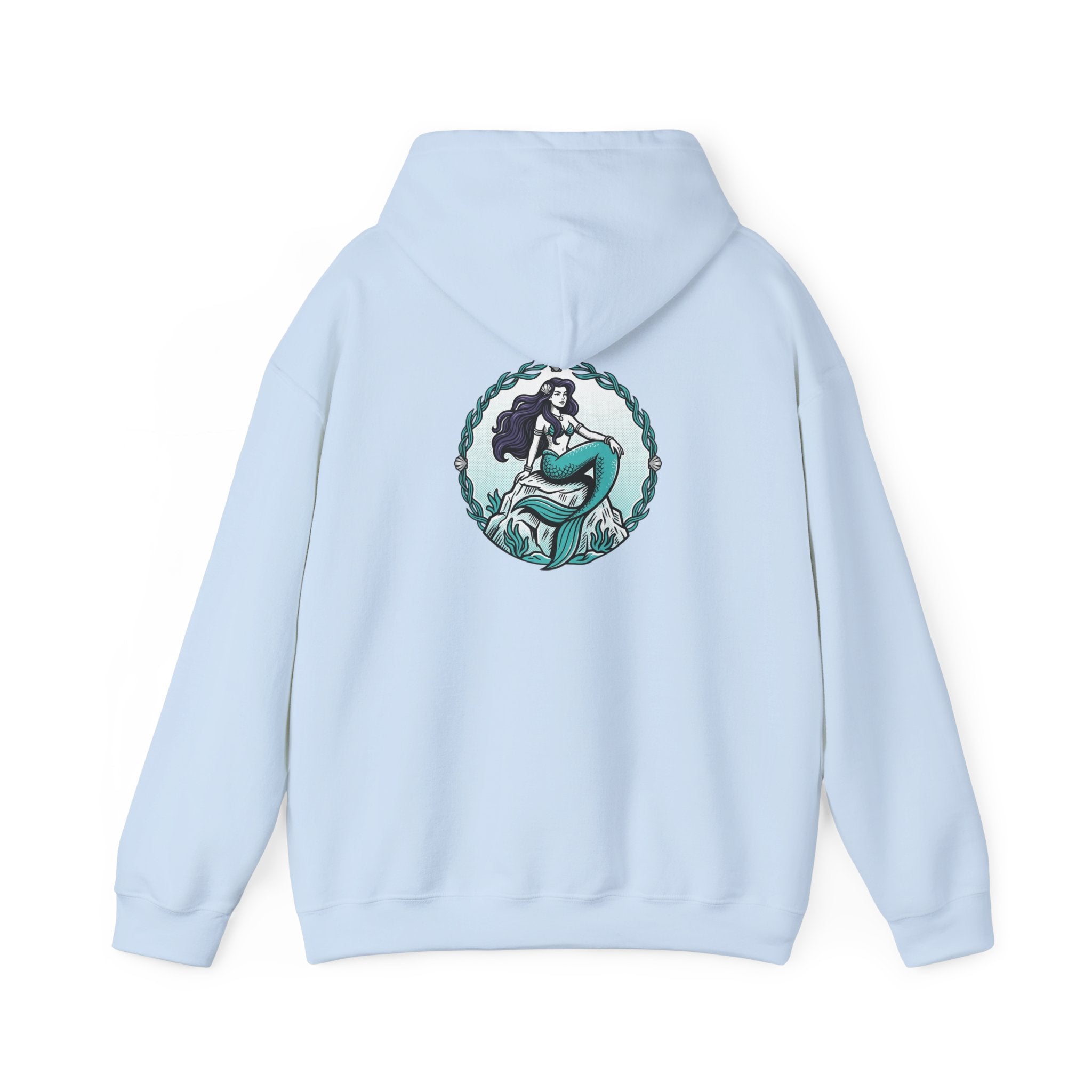 Mermaid Graphic Hoodie — "Pretty as a Mermaid" Cozy Pullover
