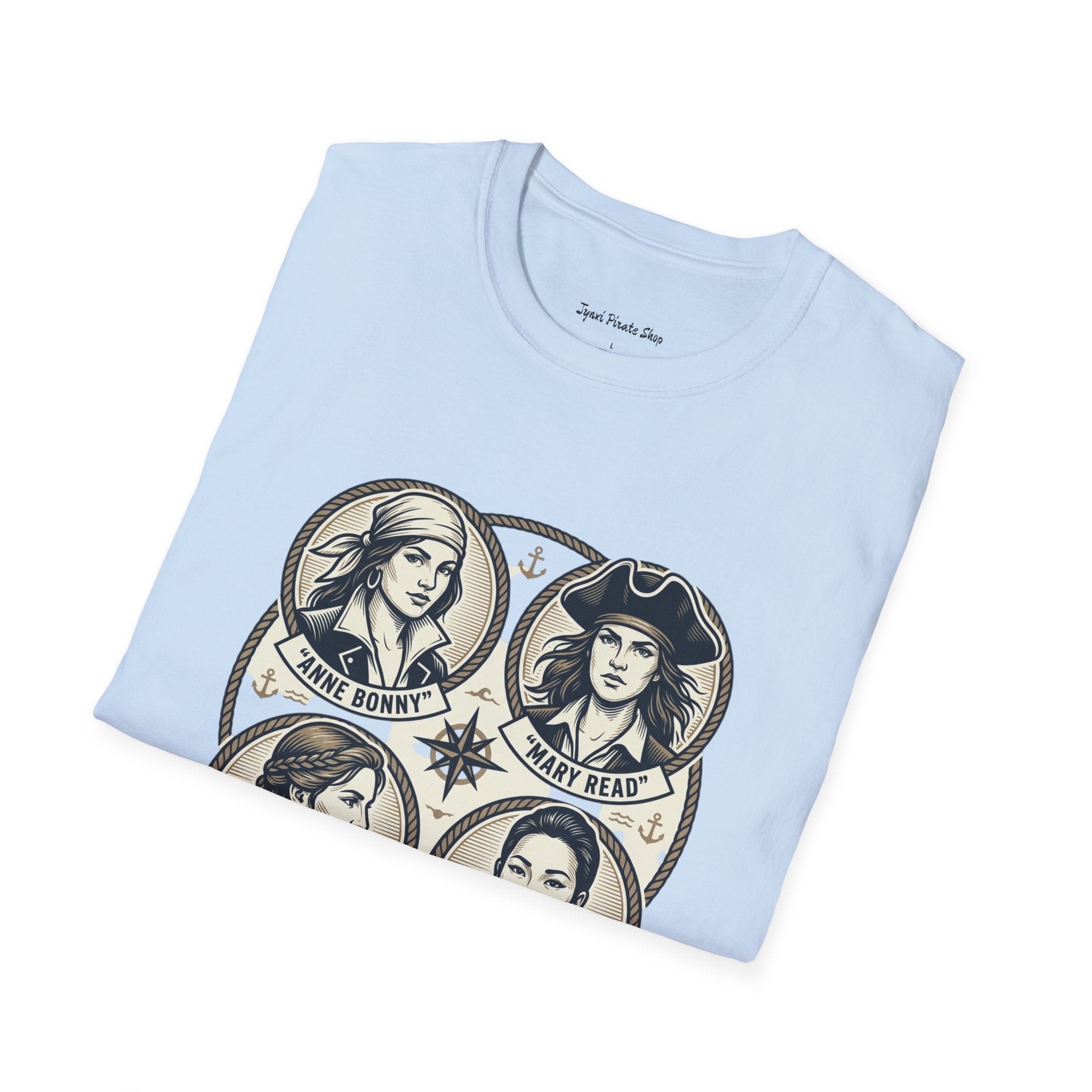 Women's Empowerment Portrait T-Shirt – Inspirational Feminist Icons Design
