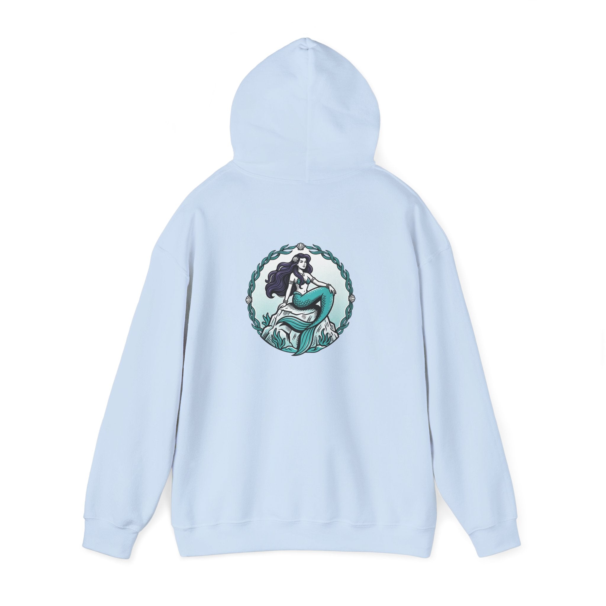 Mermaid Graphic Hoodie — "Pretty as a Mermaid" Cozy Pullover
