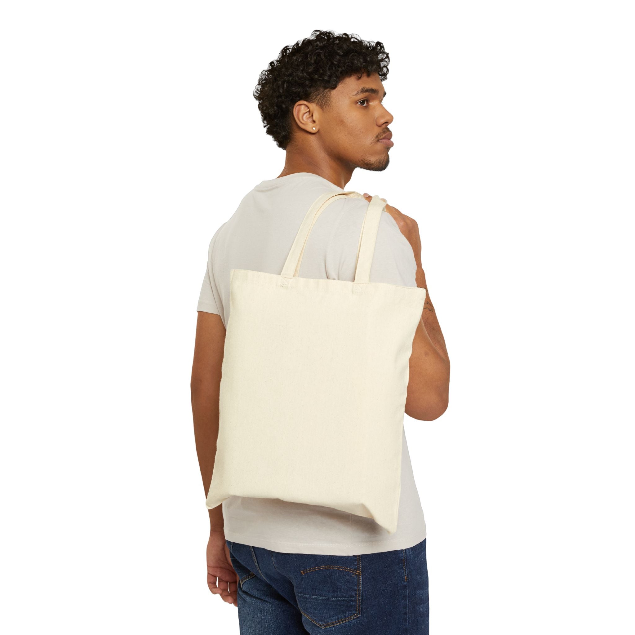 Pirate Ship Canvas Tote Bag — "JYNXI Pirate Shop" Nautical Market Tote