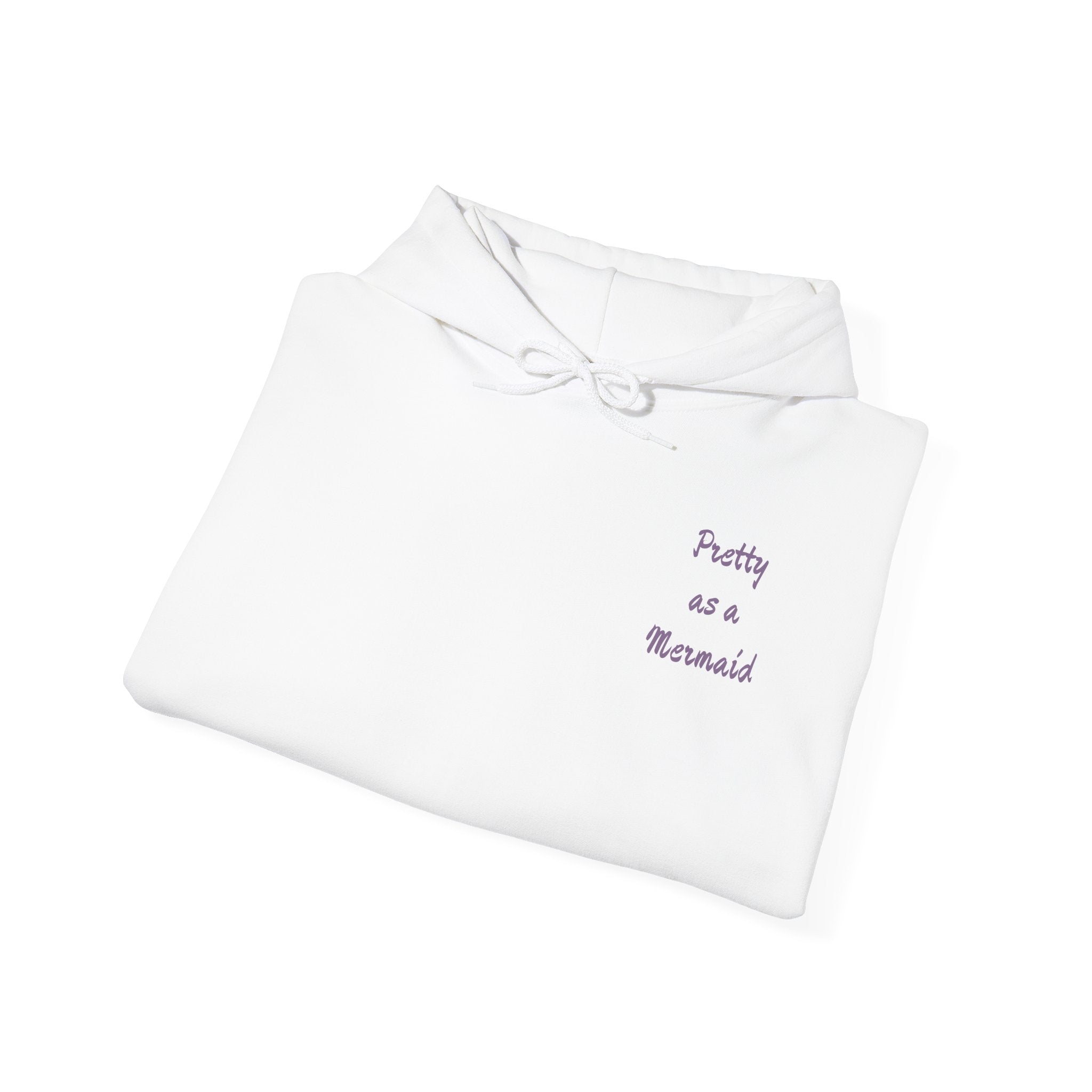 Mermaid Graphic Hoodie — "Pretty as a Mermaid" Cozy Pullover