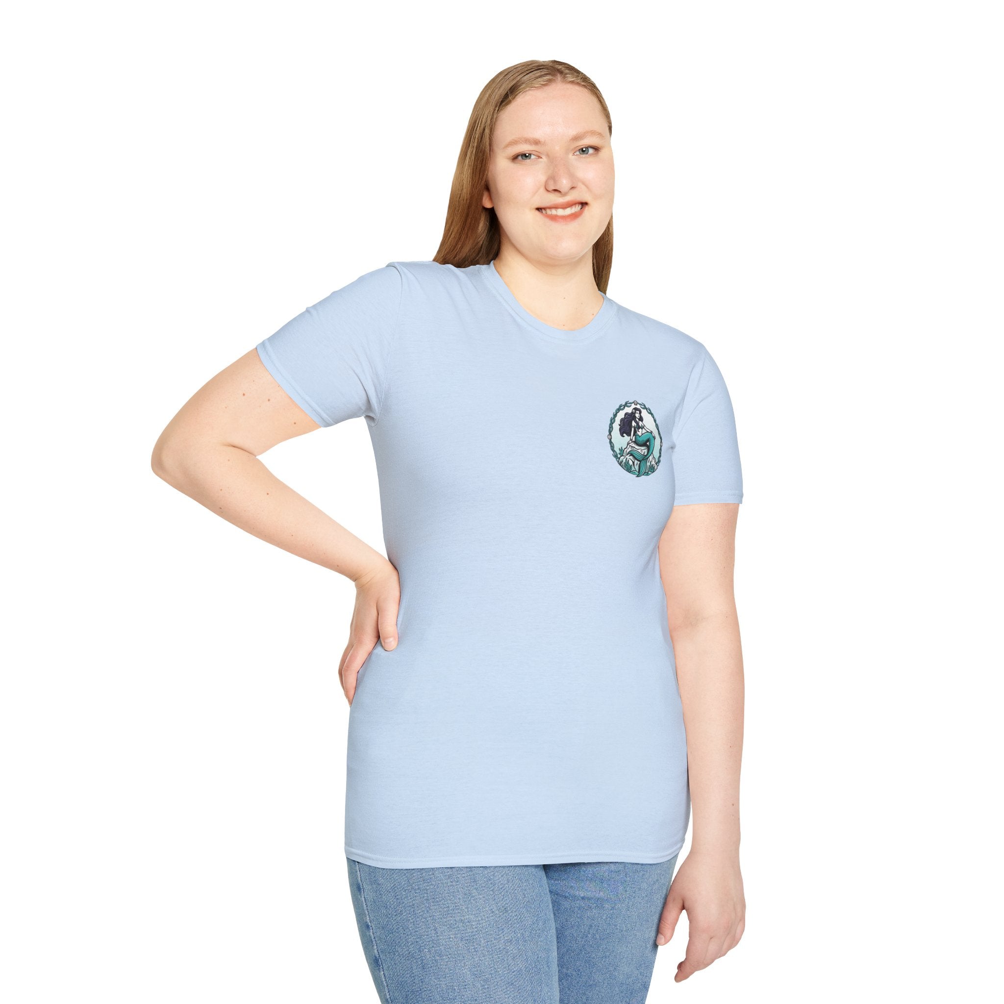 Mermaid Graphic T-Shirt — Vintage Sea Siren Illustration