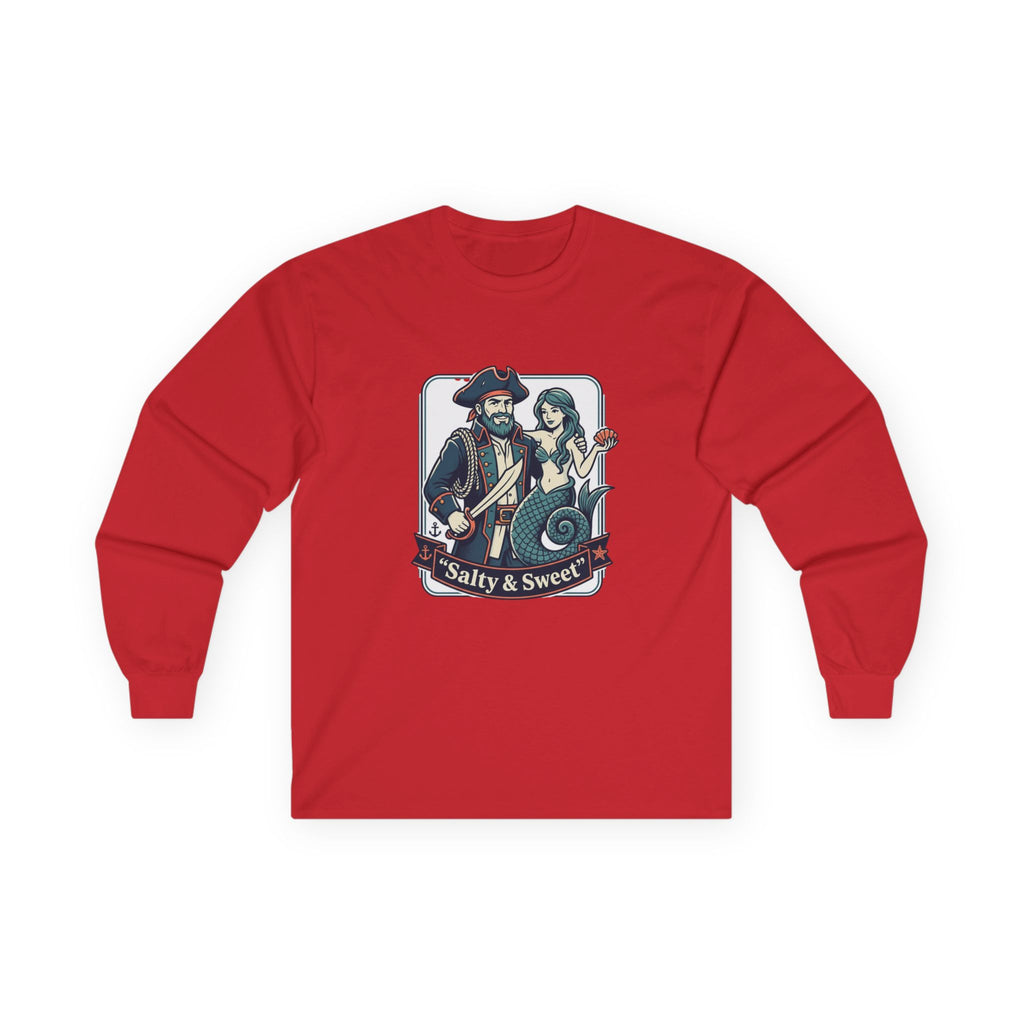 Pirate & Mermaid 'Salty & Sweet' Long Sleeve Tee