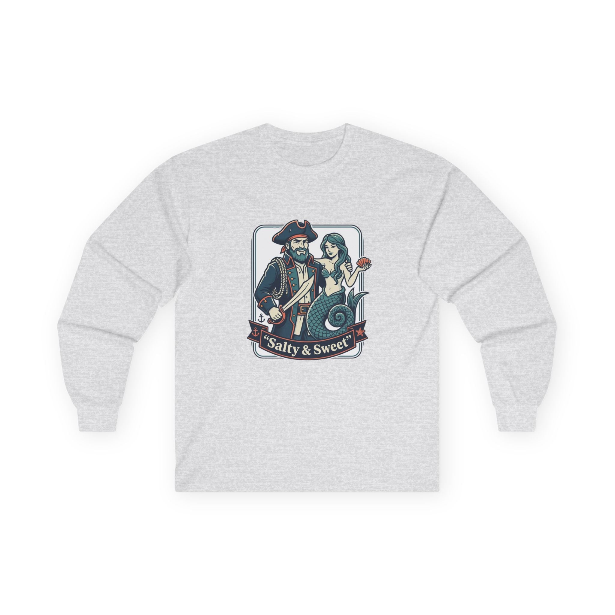 Pirate & Mermaid 'Salty & Sweet' Long Sleeve Tee