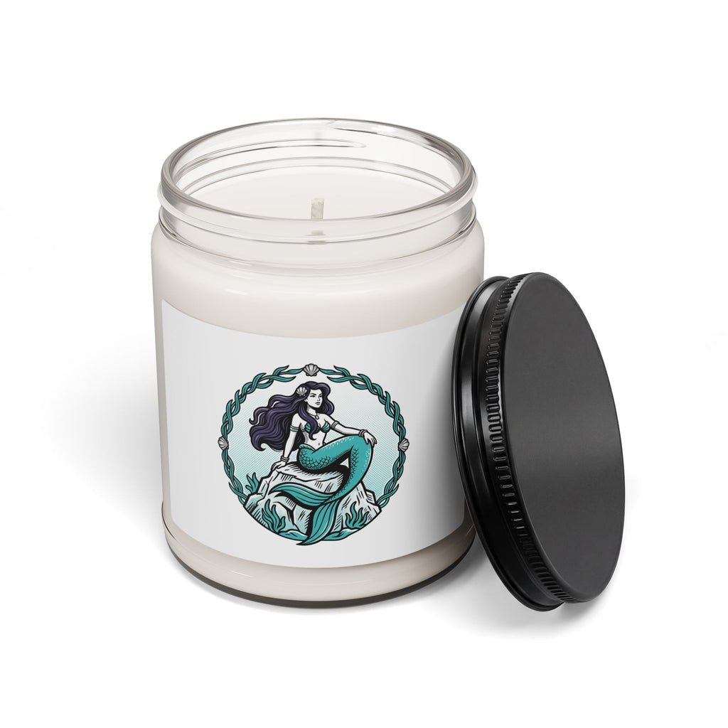 Mermaid Sea Breeze Soy Candle — 9oz Scented Jar