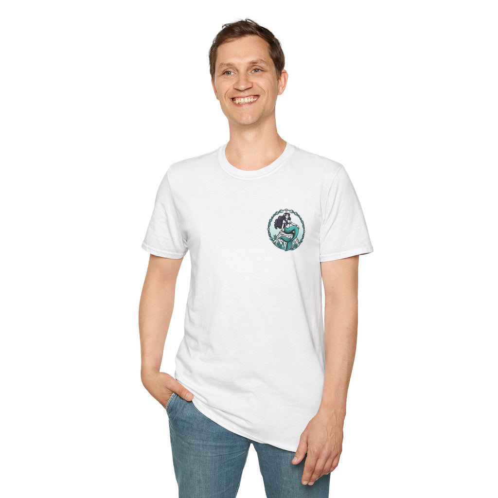 Mermaid Graphic T-Shirt — Vintage Sea Siren Illustration