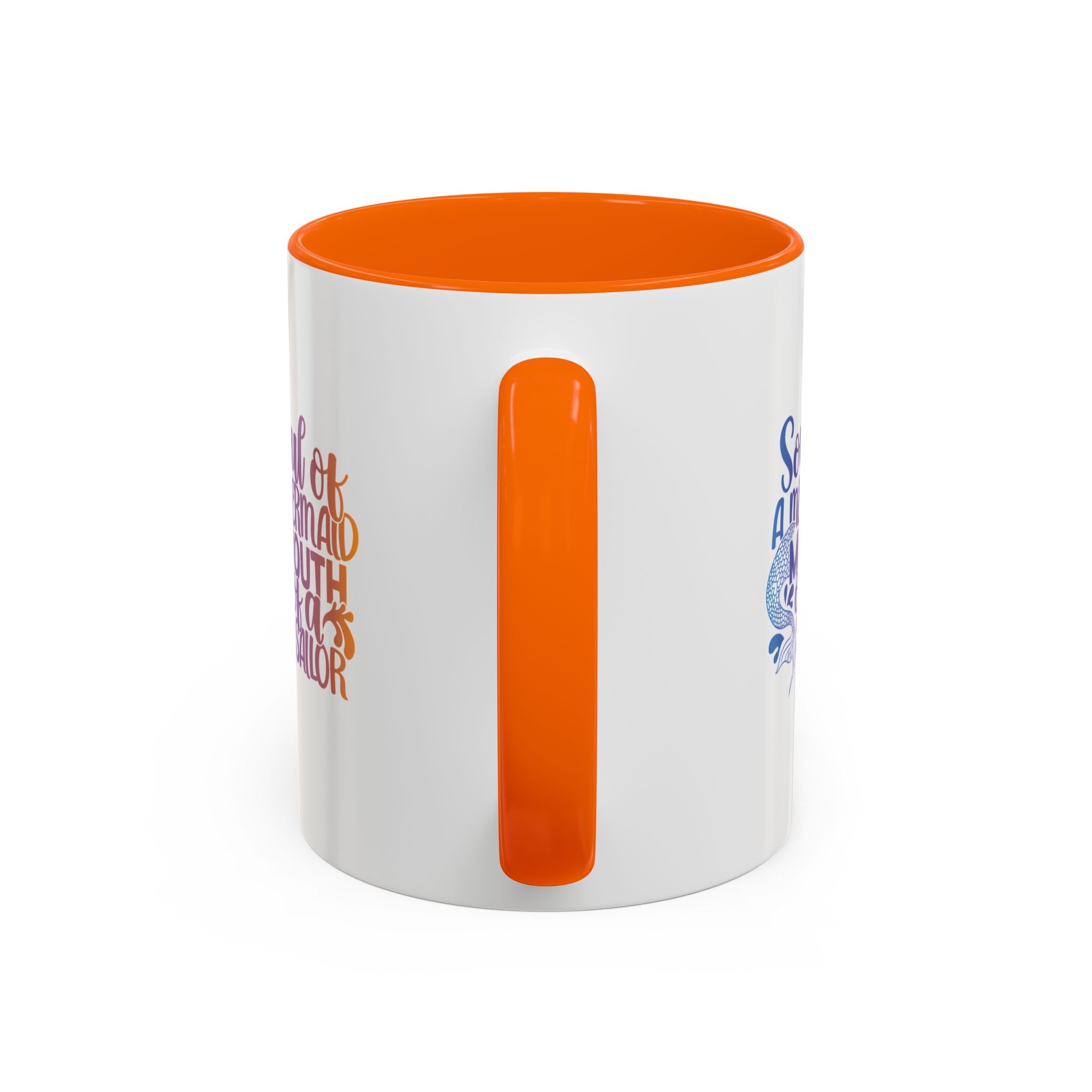 Mermaid Soul Coffee Mug — "Soul of a Mermaid, Mouth of a Sailor" Accent Ceramic Mug