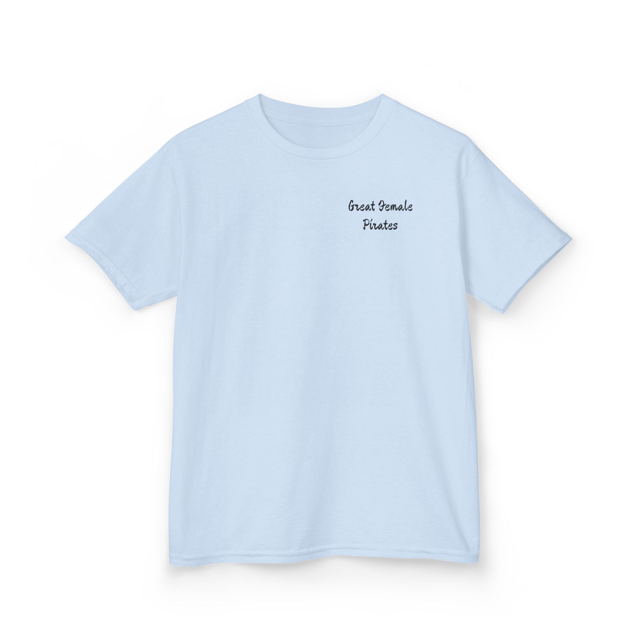 Kids Tee — 'Great Female Pirates' Illustration Back Print