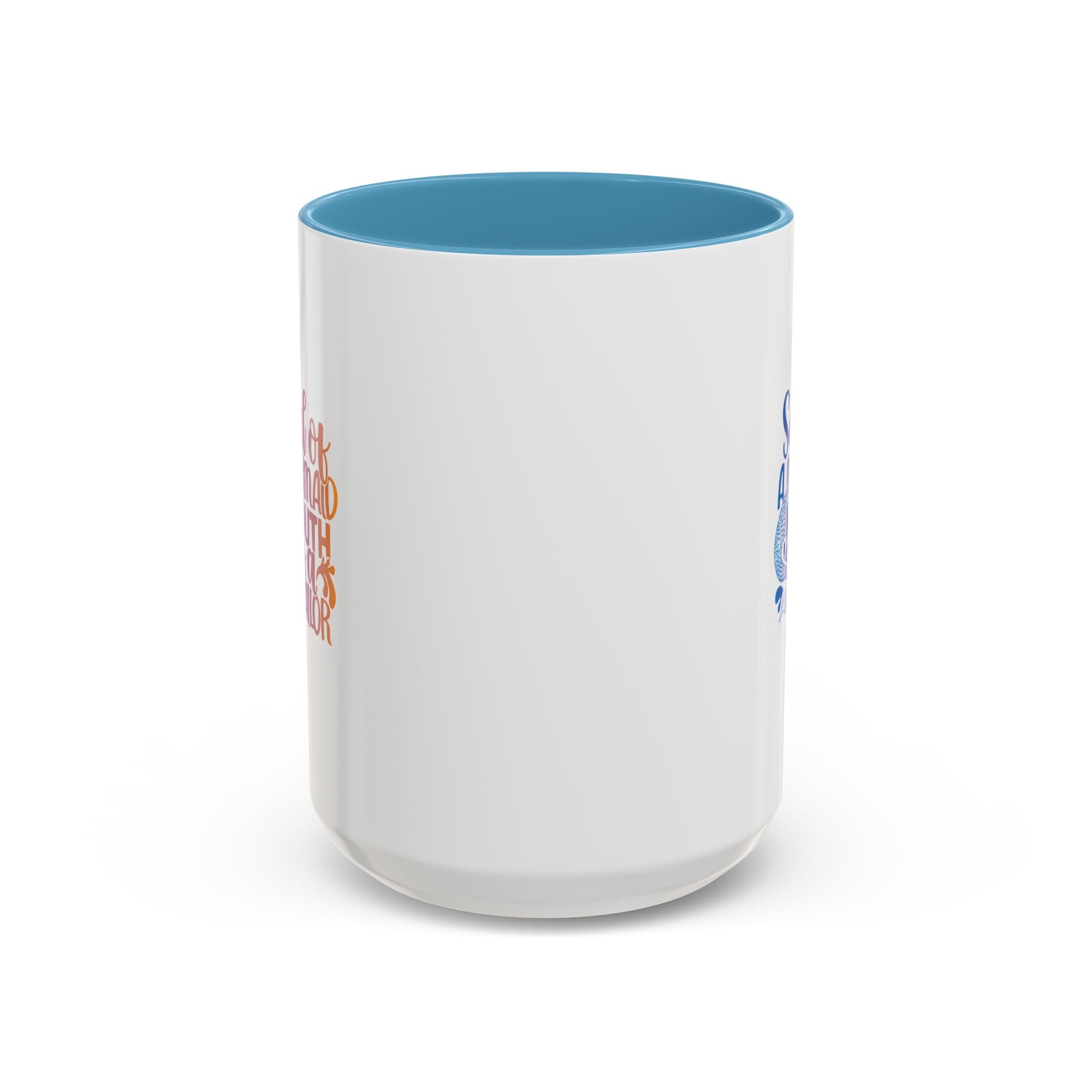 Mermaid Soul Coffee Mug — "Soul of a Mermaid, Mouth of a Sailor" Accent Ceramic Mug