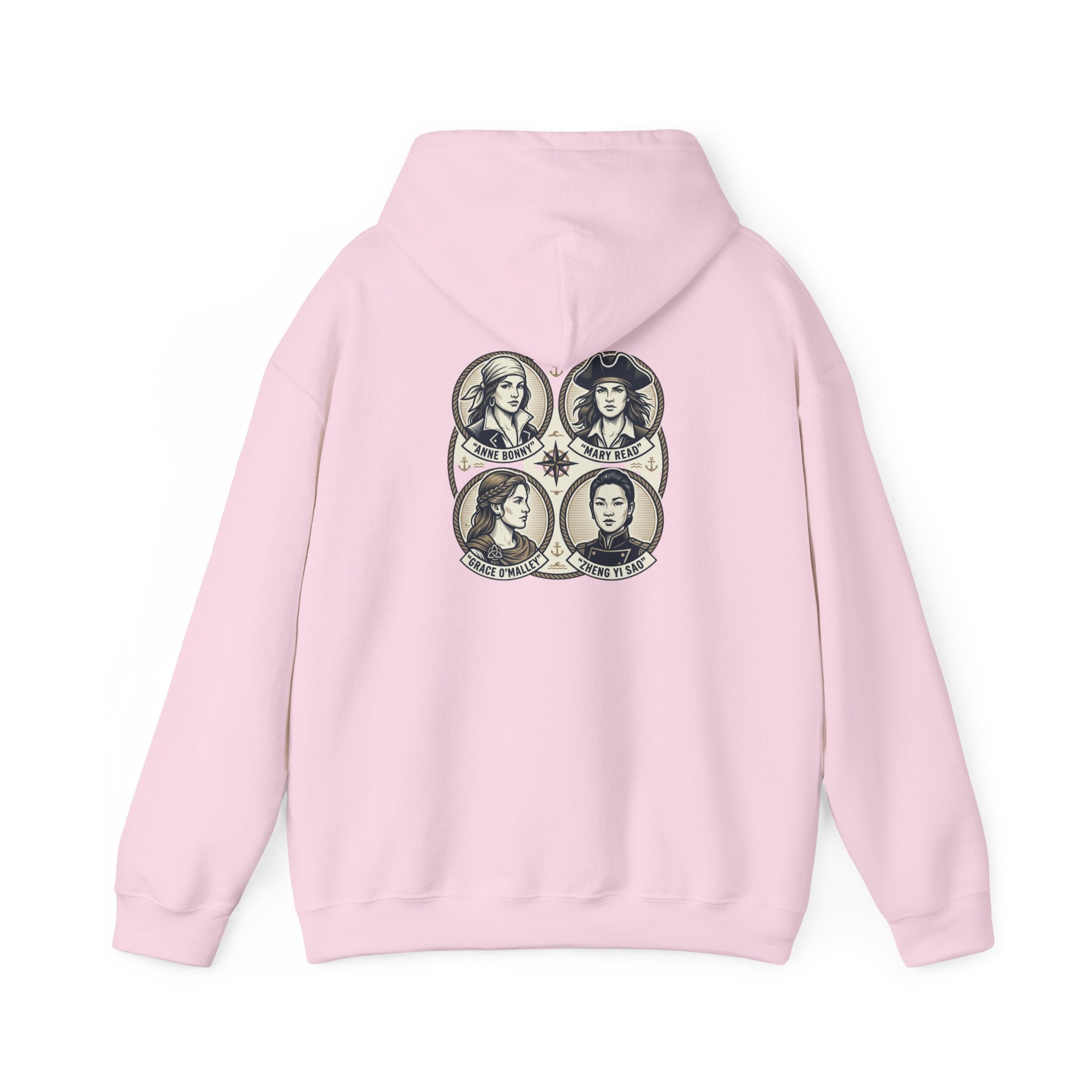 Witch Sisters Portrait Hoodie – Great Female Pirates Crew Pullover