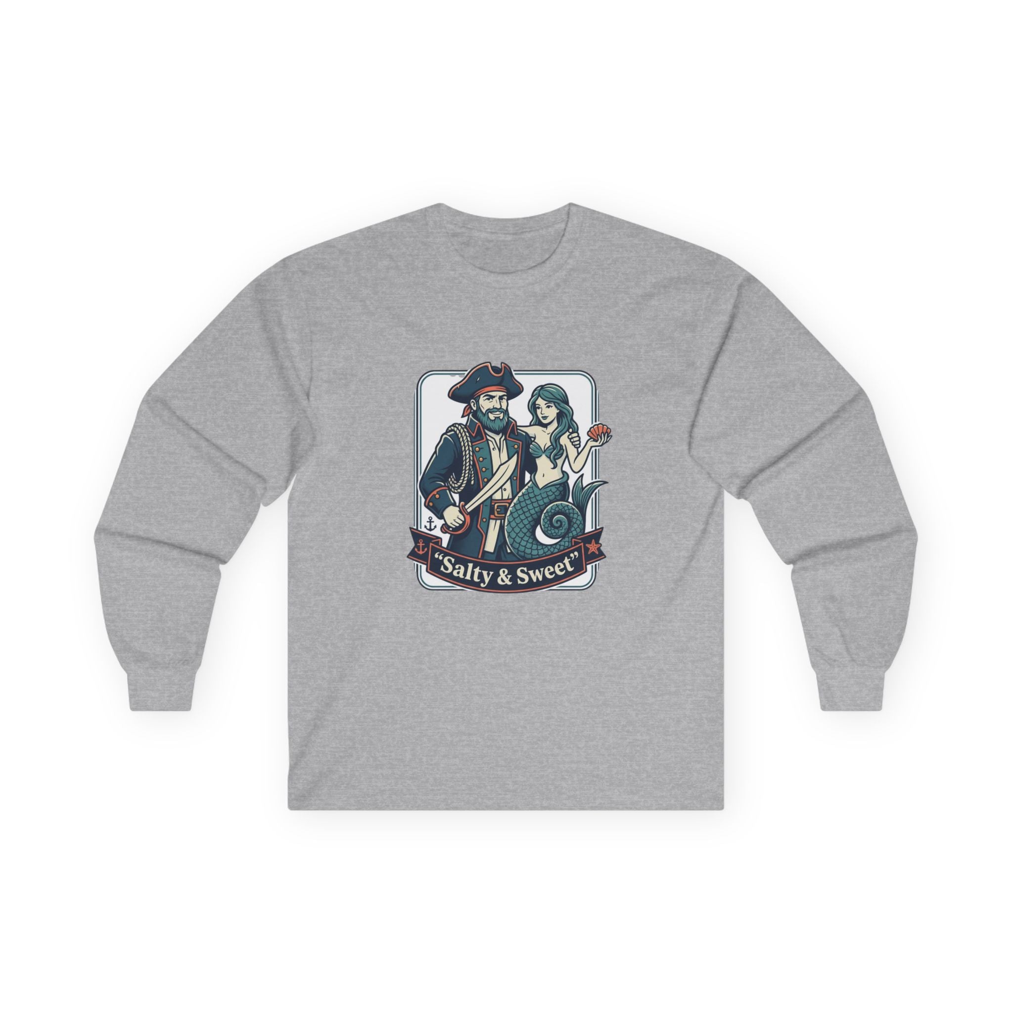 Pirate & Mermaid 'Salty & Sweet' Long Sleeve Tee